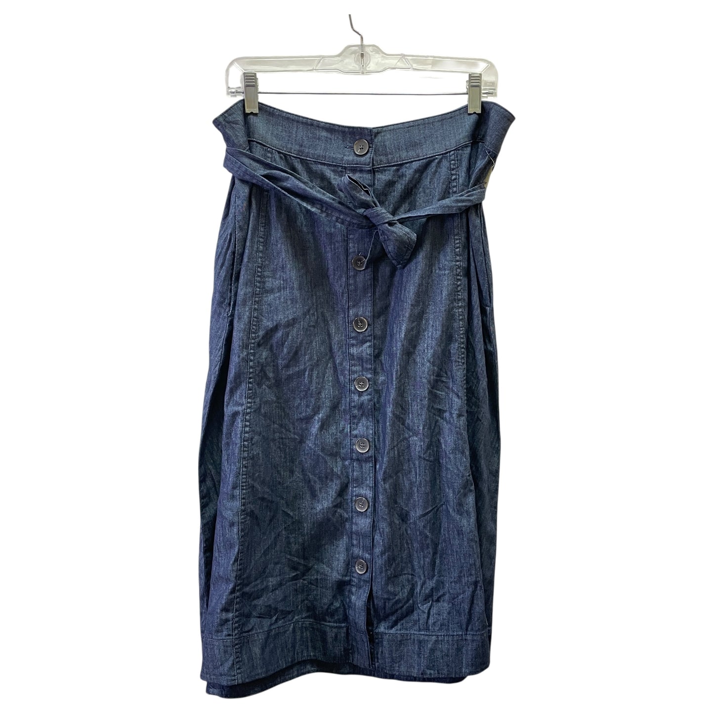 Skirt Maxi By Talbots In Blue Denim, Size:14