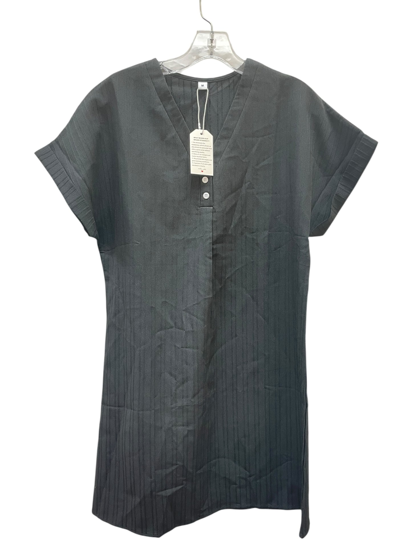 Dress Casual Midi By Clothes Mentor In Black, Size:M