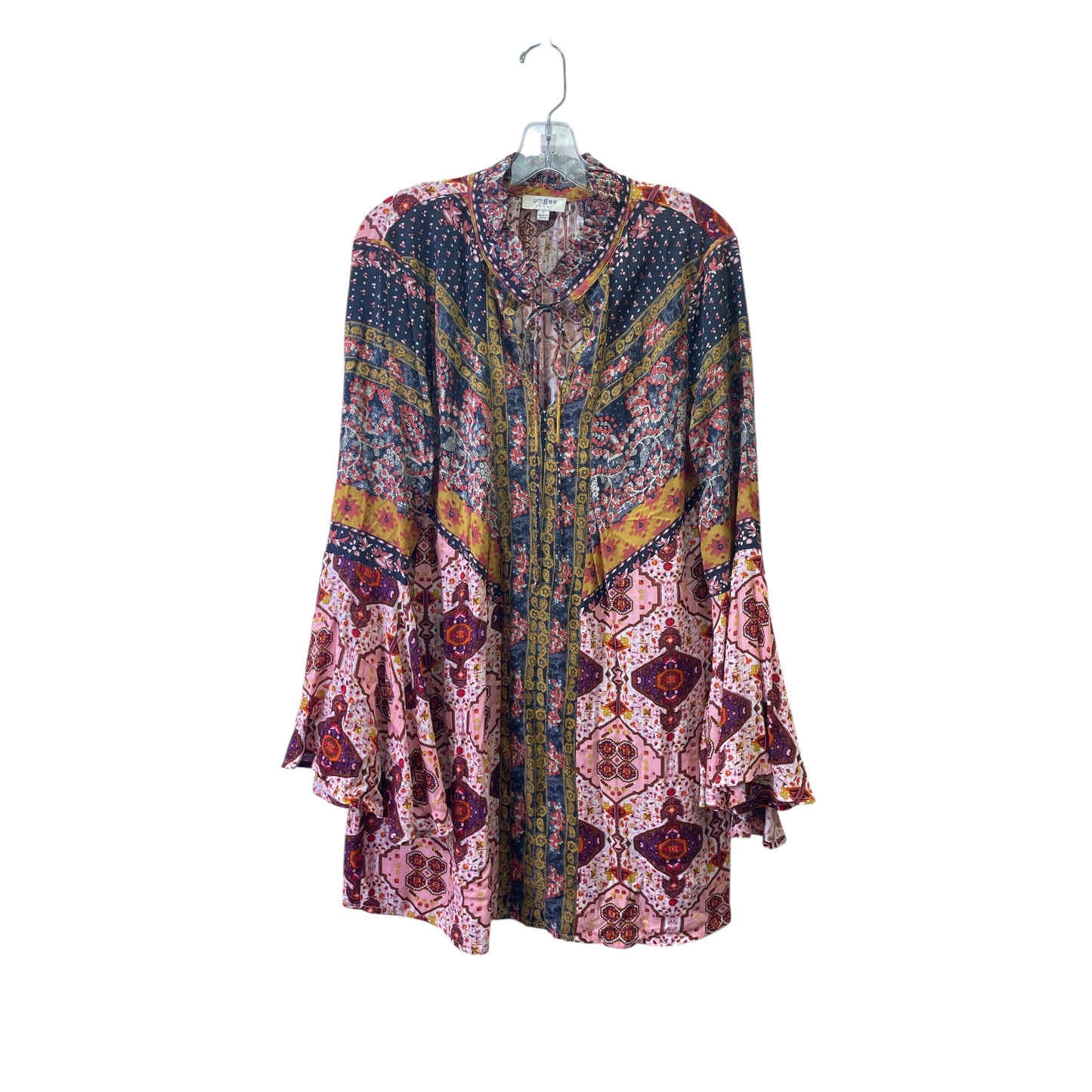 Top Ls By Umgee In Blue & Pink, Size:S