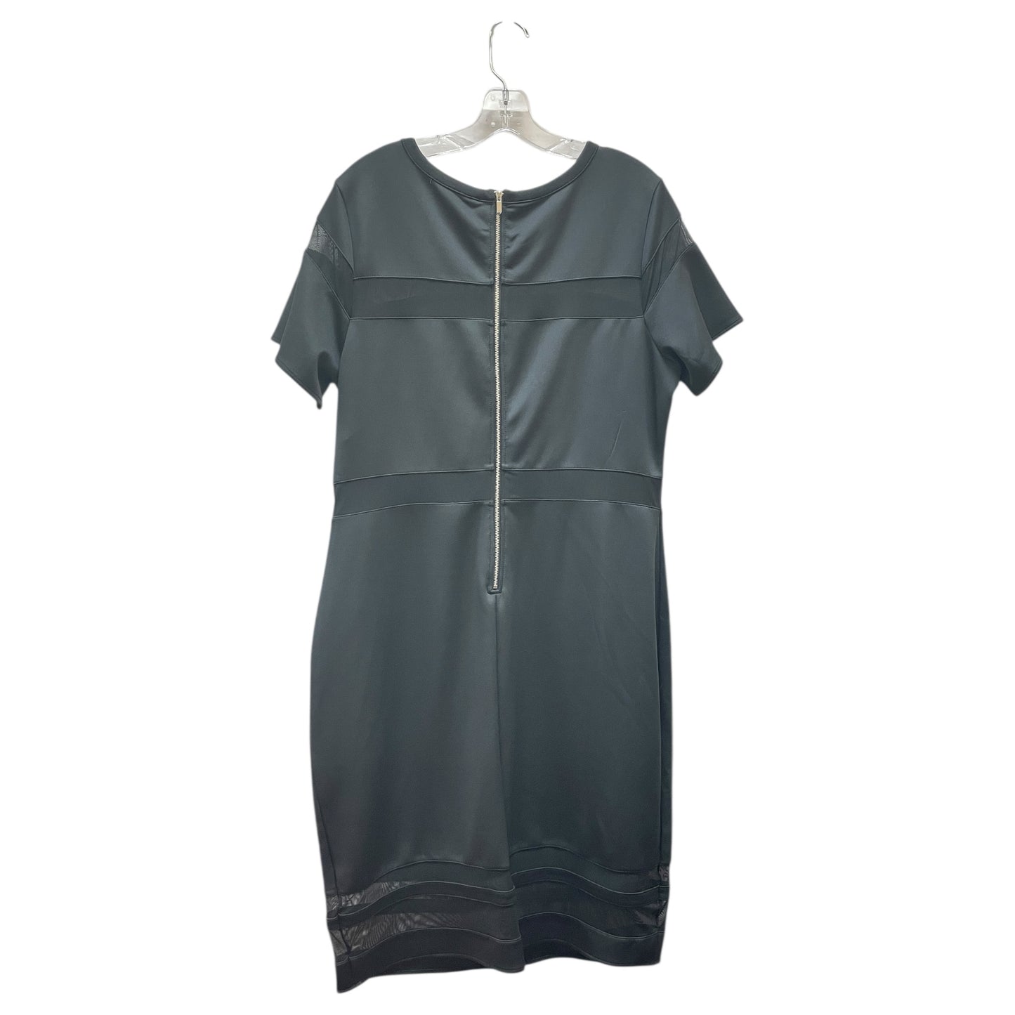 Dress Casual Midi By Boutique + In Black, Size:1X