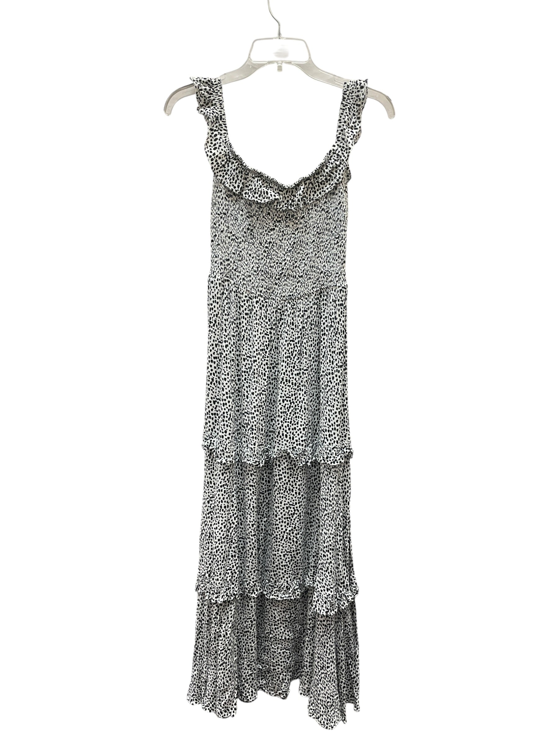 Dress Casual Maxi By Express In Black & White, Size:Sp