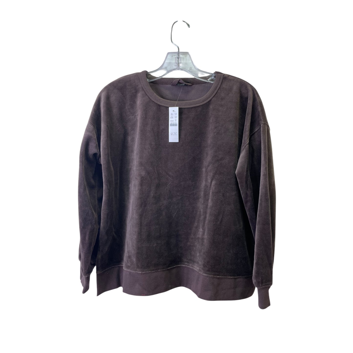 Top Ls Basic By J. Crew In Brown, Size:Xs