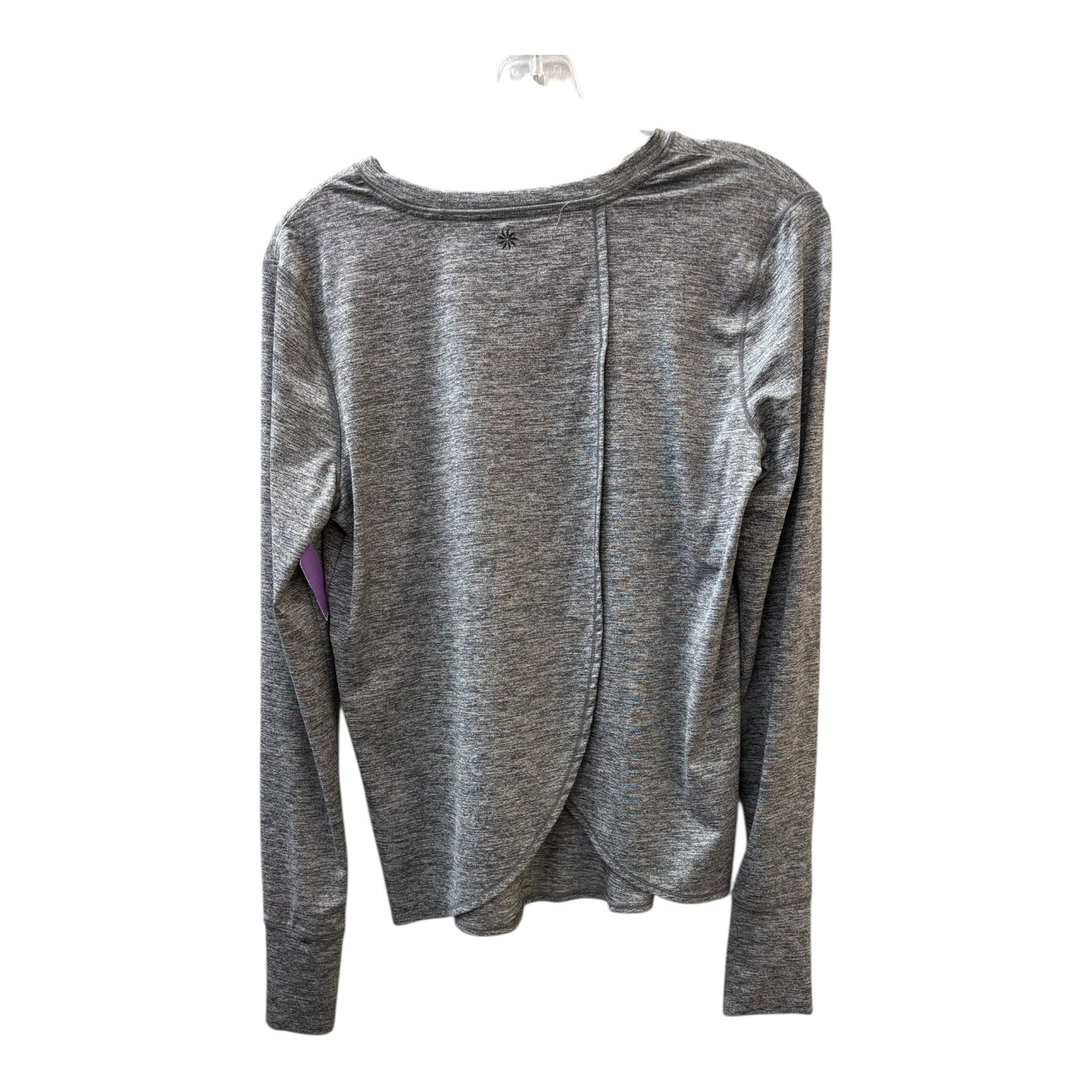 Athletic Top Ls Crewneck By Athleta In Grey, Size:S
