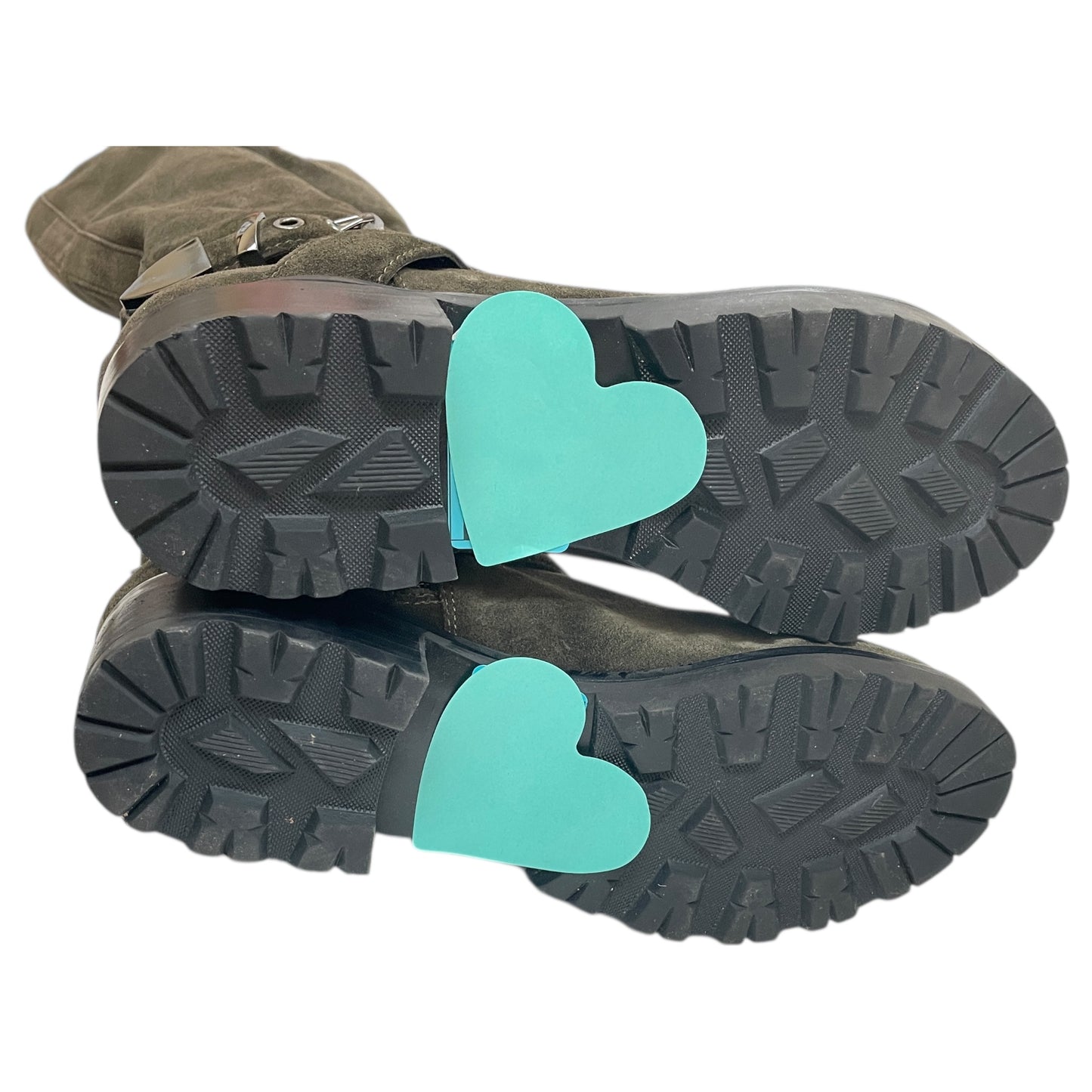 Boots Mid-Calf Heels By Marc Fisher In Brown, Size:8