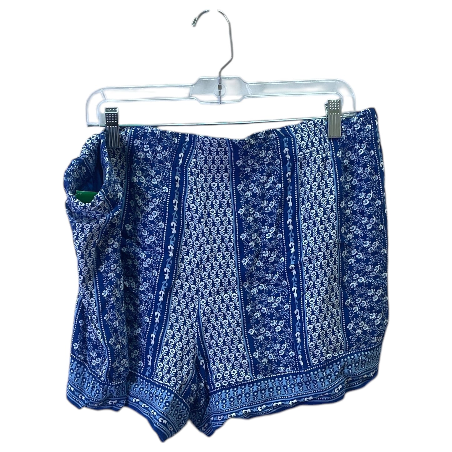 Shorts By Loft In Blue & White, Size:16