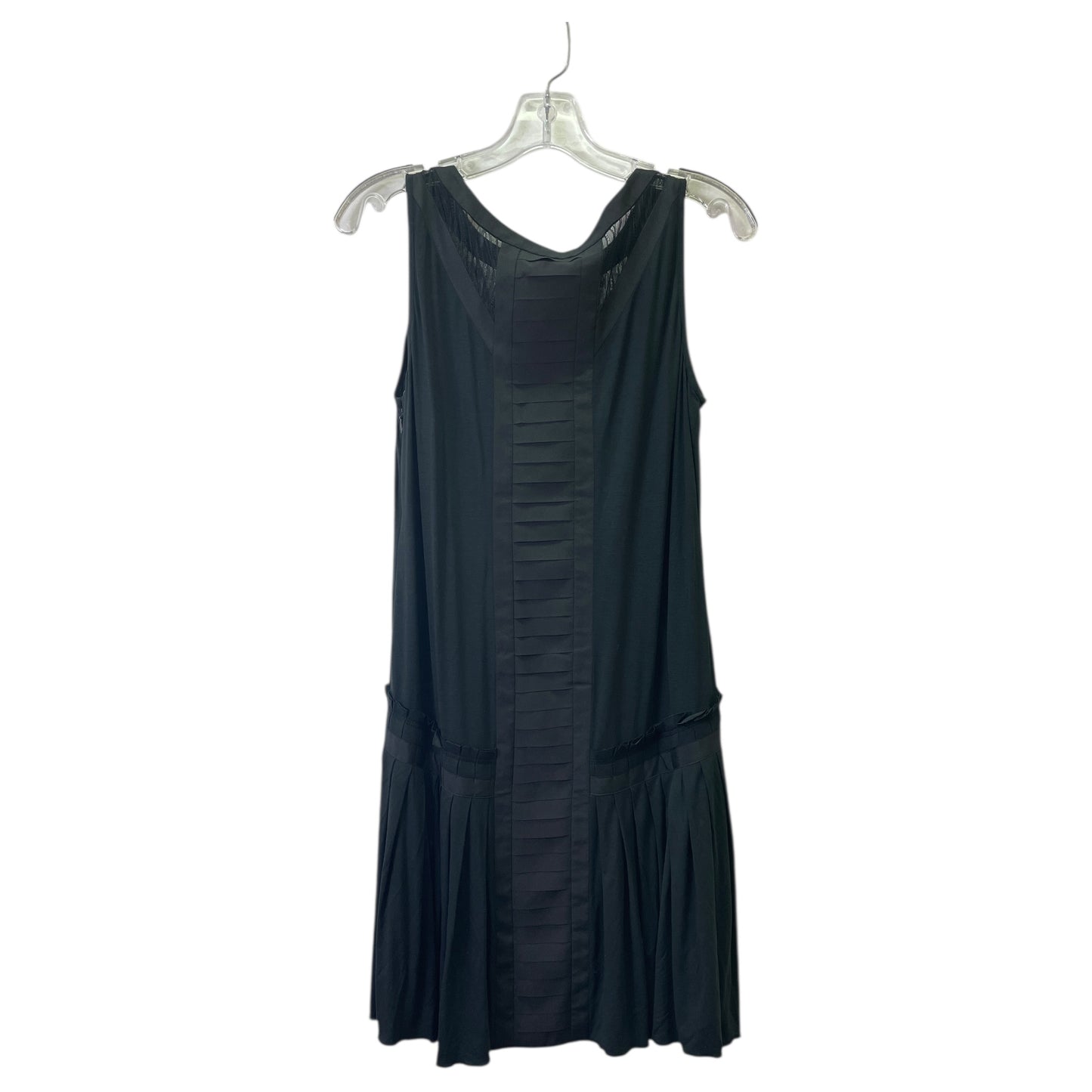 Dress Casual Midi By Ann Taylor In Black, Size:6