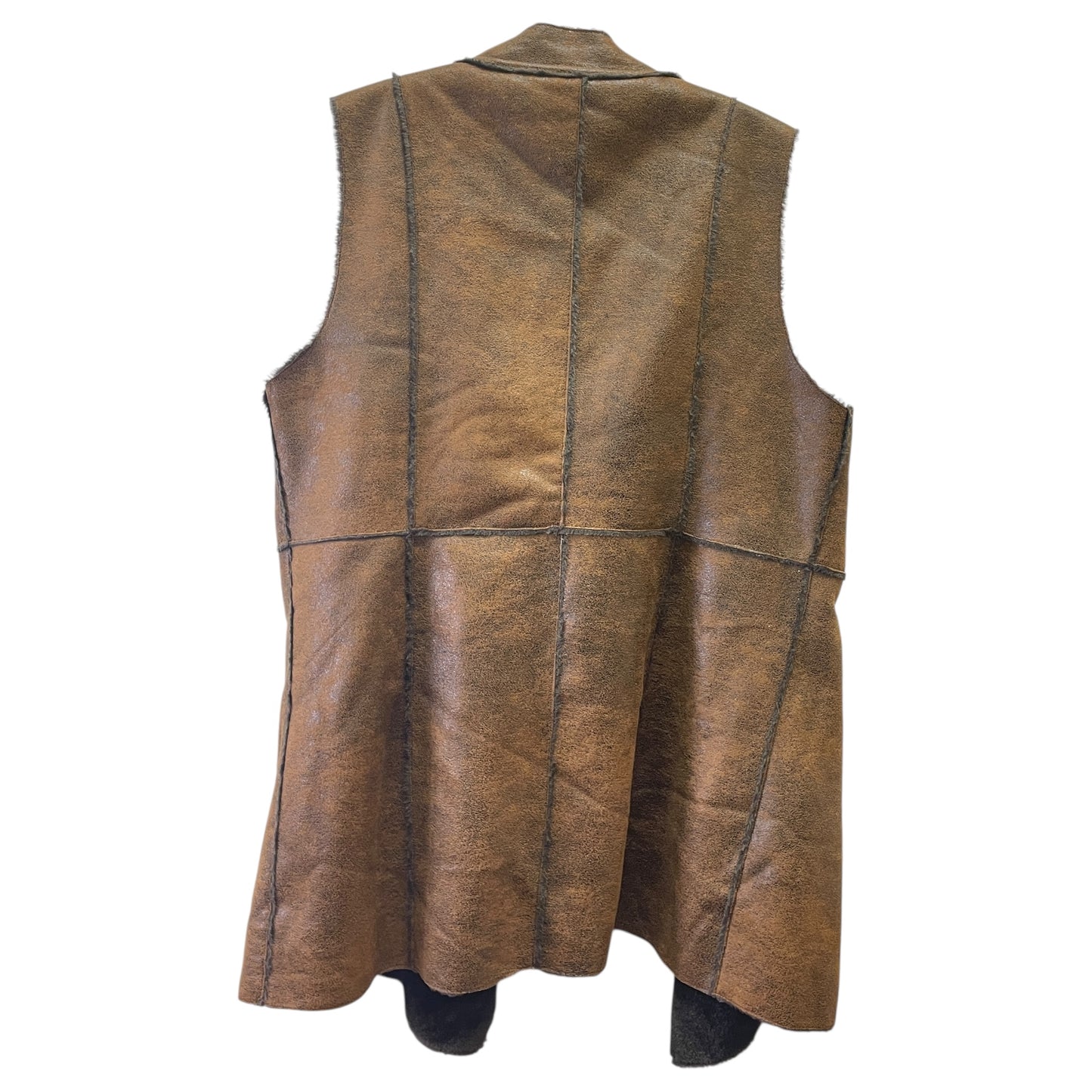 Vest Fleece By Sisters In Brown, Size:L