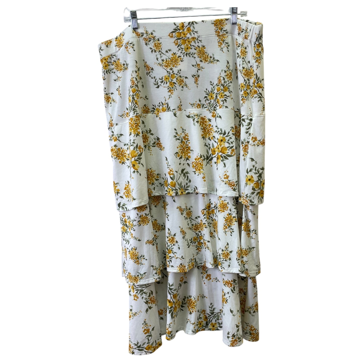 Skirt Maxi By EST.1946 In White, Size:Xl