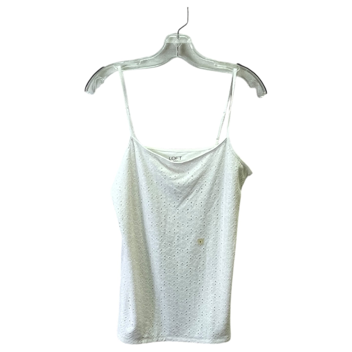 Tank Top By Loft In White, Size:L