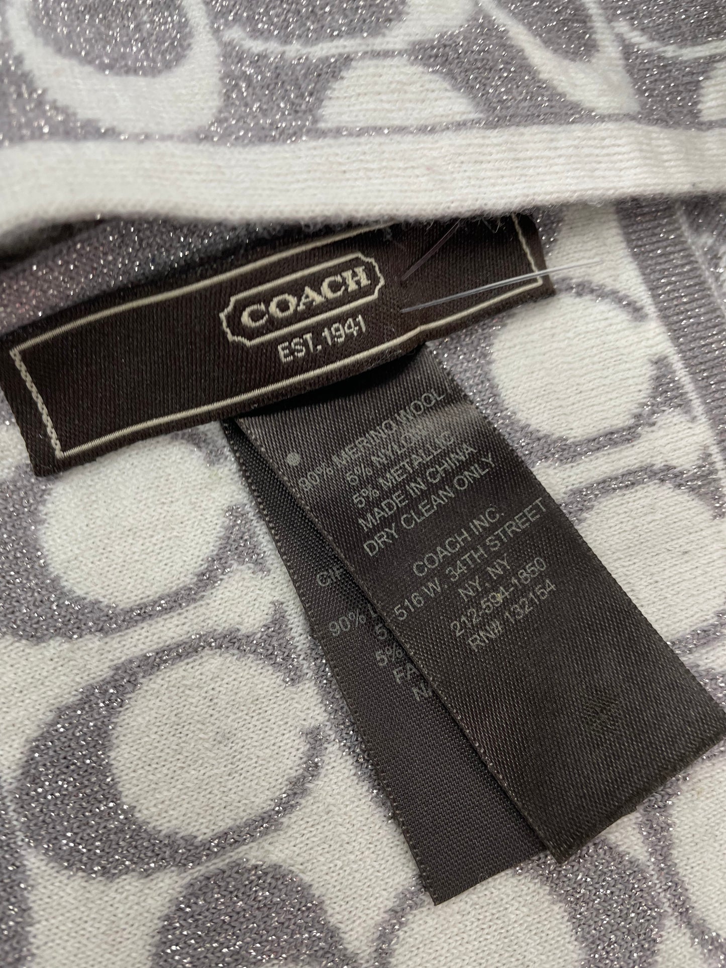 Scarf Designer By Coach