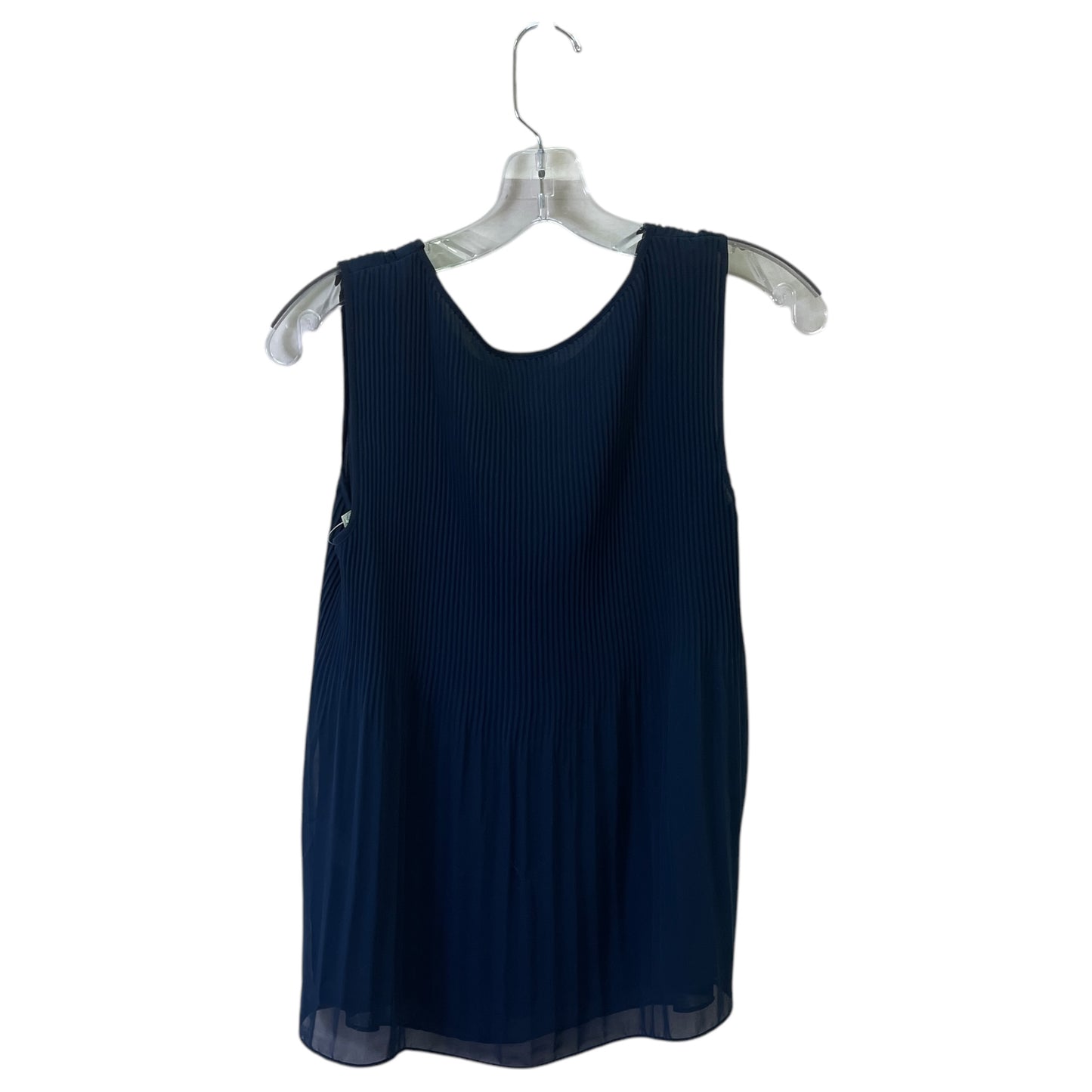 Top Sleeveless By Max Studio In Navy, Size:S