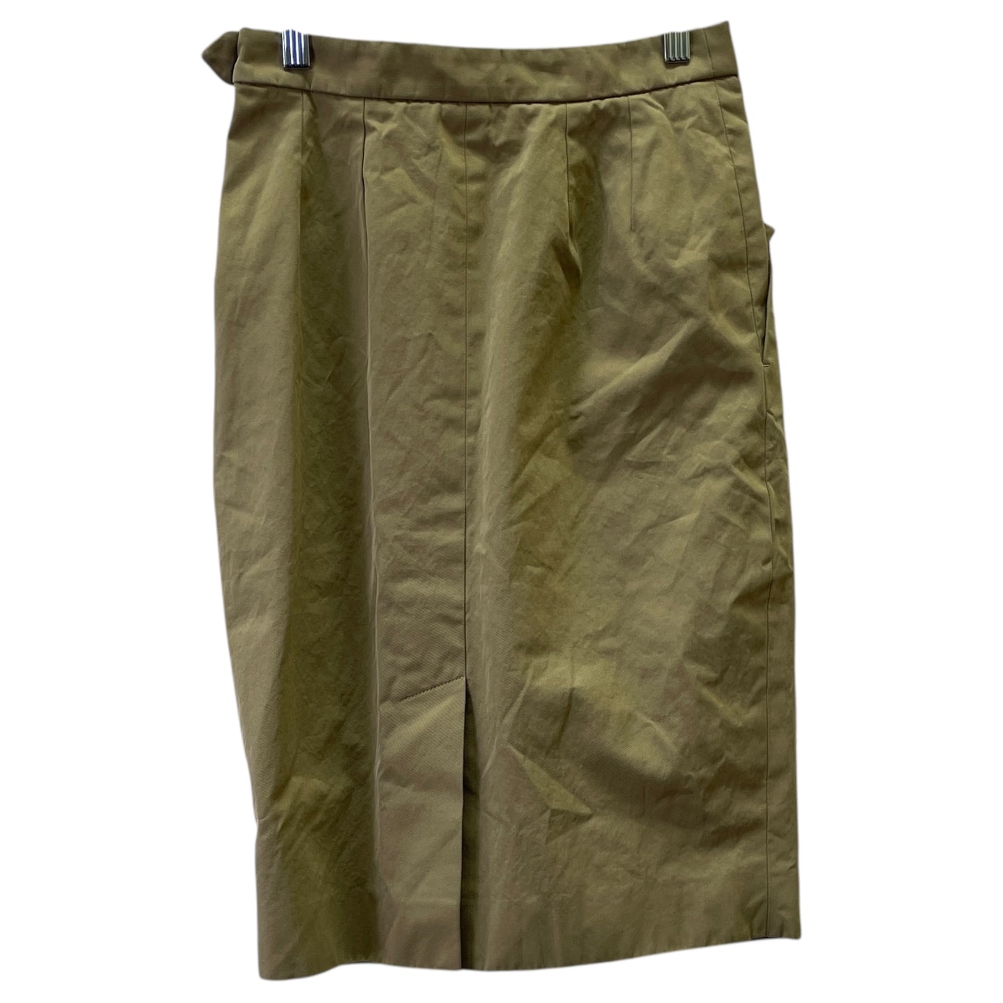 Skirt Luxury Designer By Yves Saint Laurent In Beige, Size:2