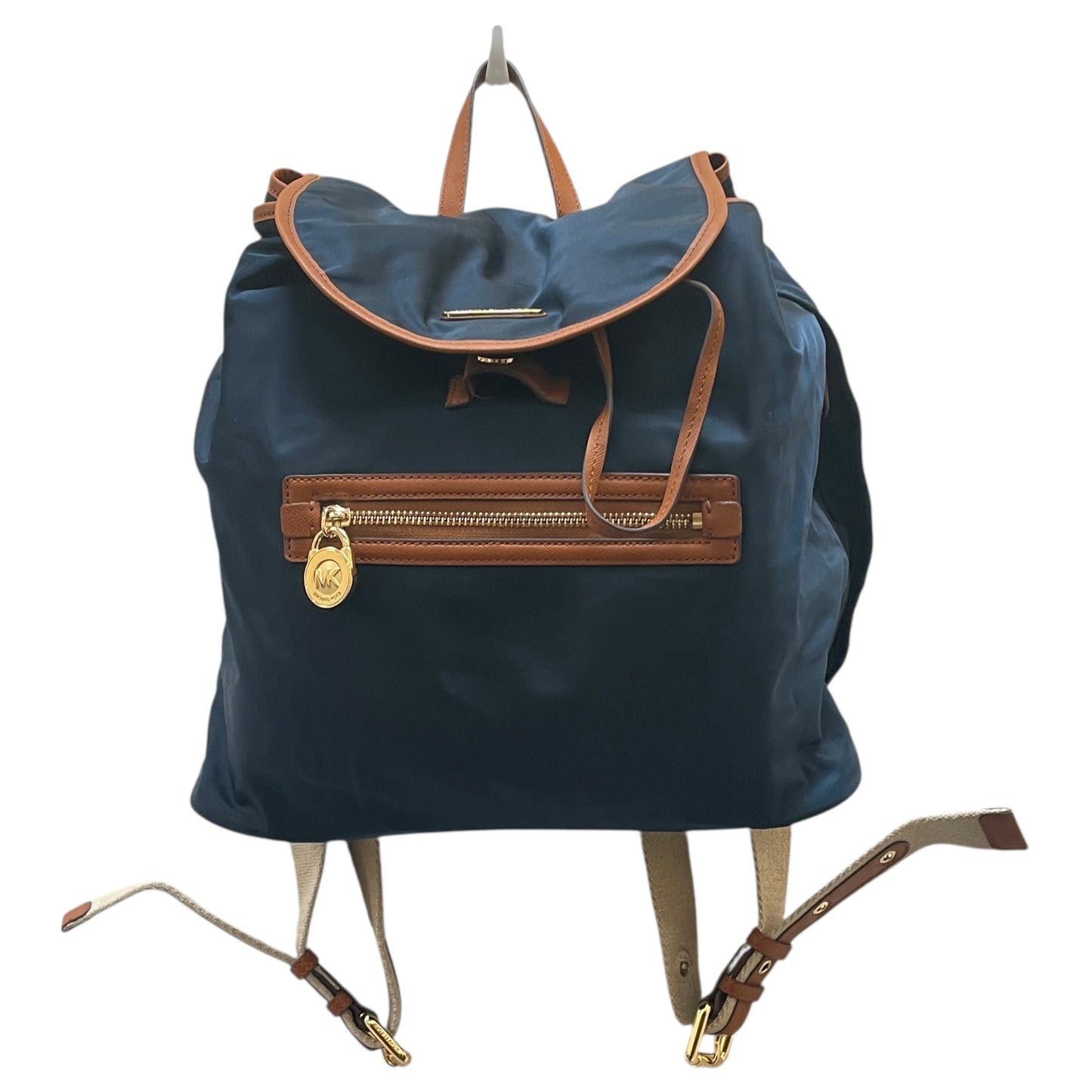 Backpack Designer By Michael Kors In Blue, Size:Medium