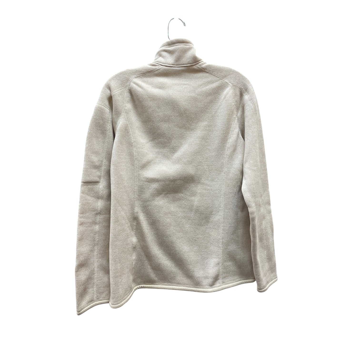 Athletic Sweatshirt Collar By Patagonia In Cream, Size:M