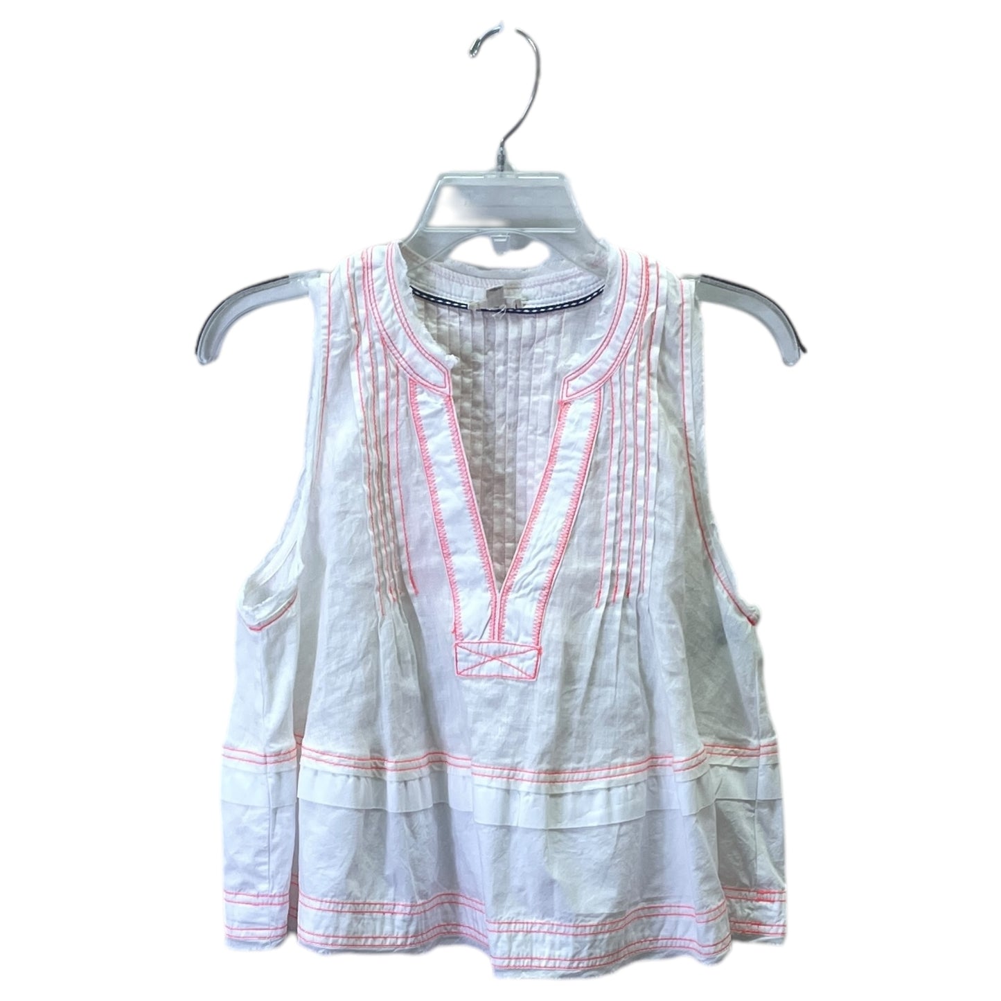 Top Sleeveless By Pilcro In White, Size:M
