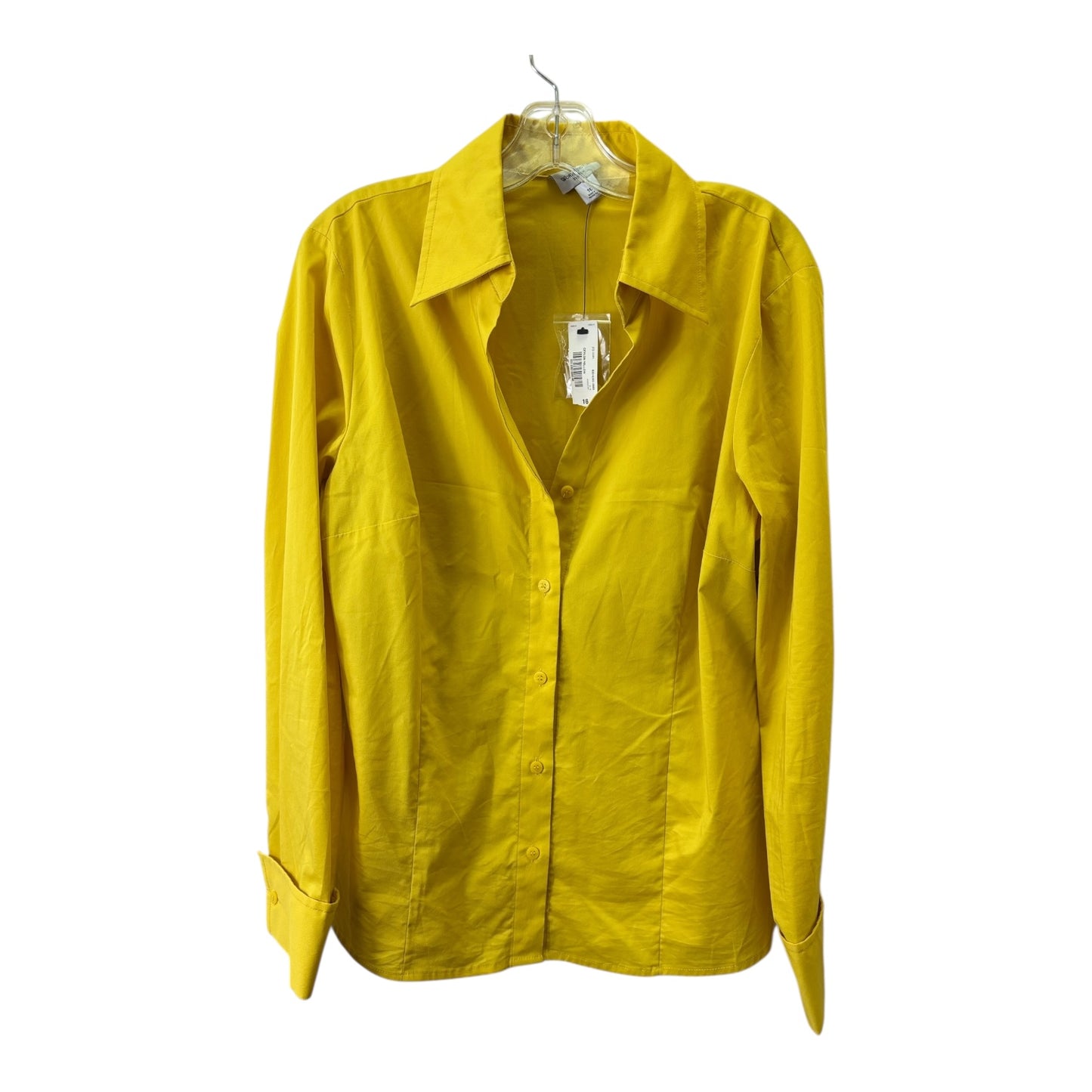 Top Ls By Worthington In Yellow, Size:Xl