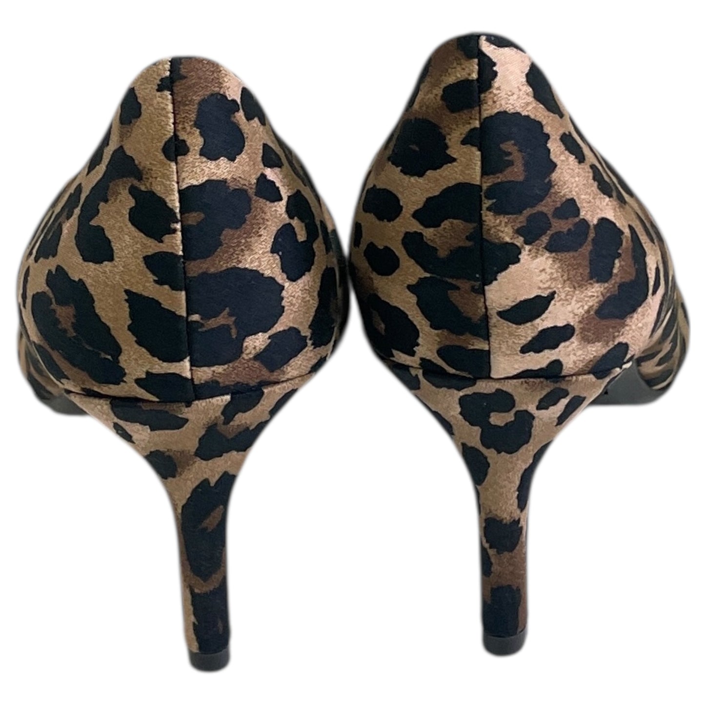 Shoes Heels Kitten By Abella In Animal Print, Size:10