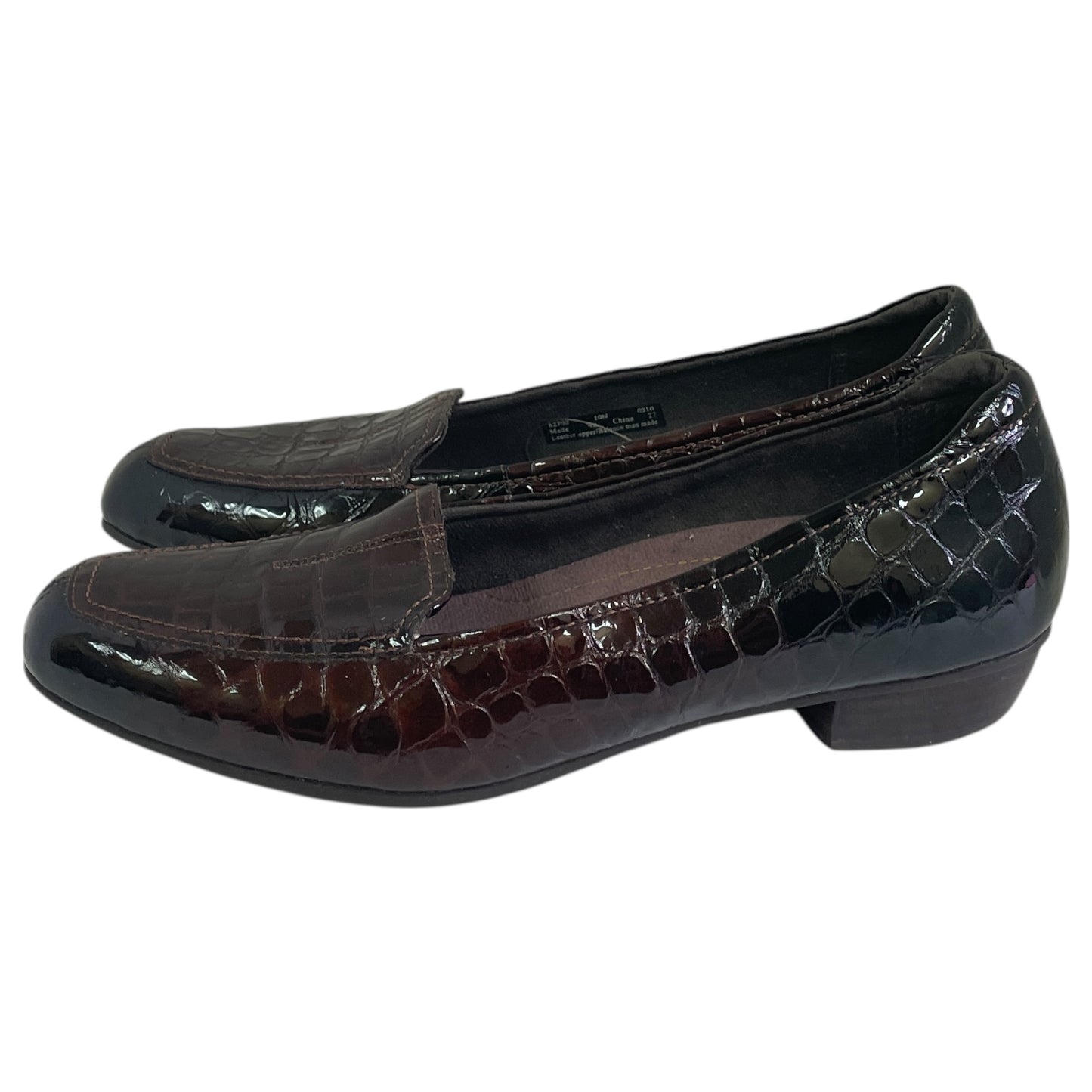 Shoes Flats By Clarks In Brown, Size:7