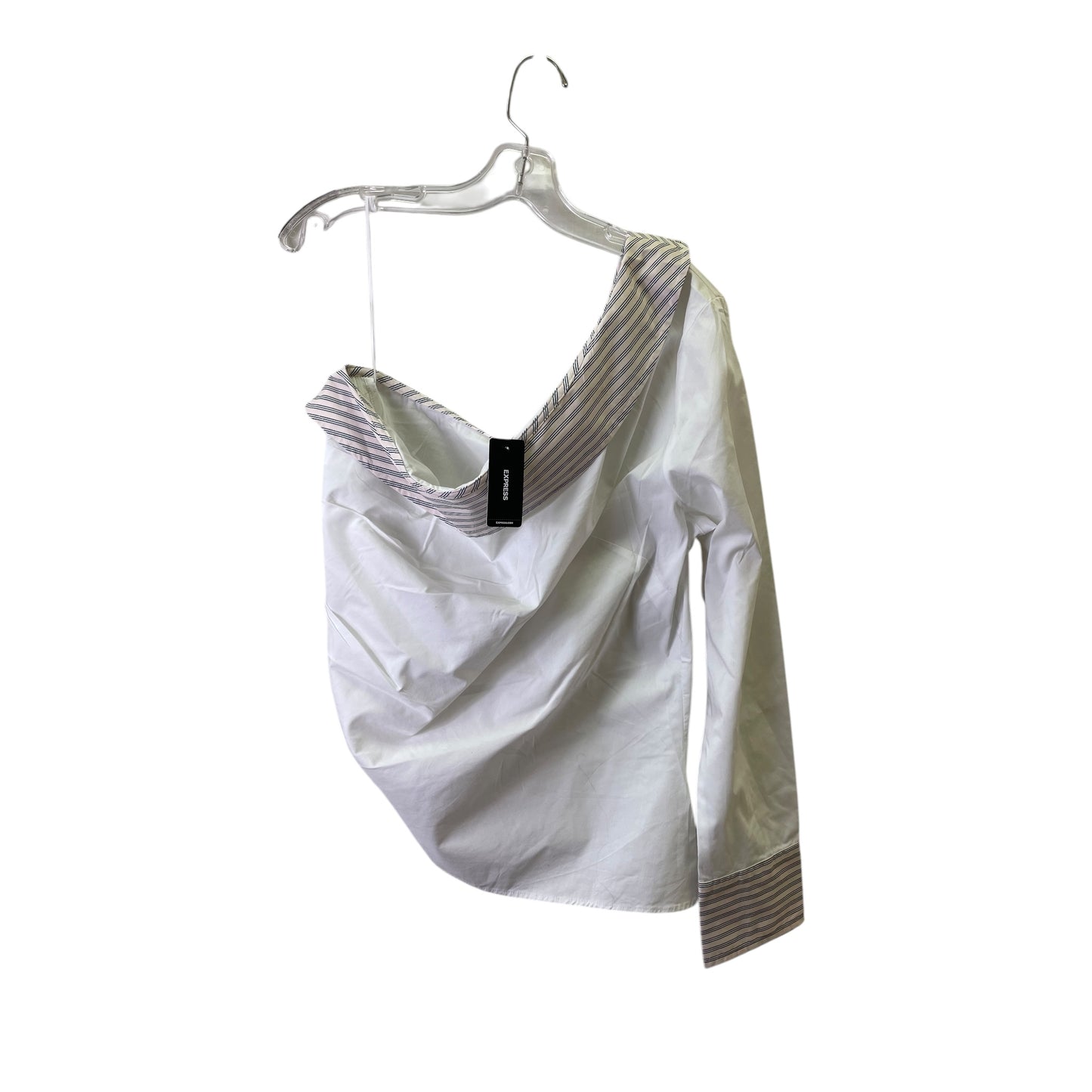 Top Ls By Express In White, Size:L