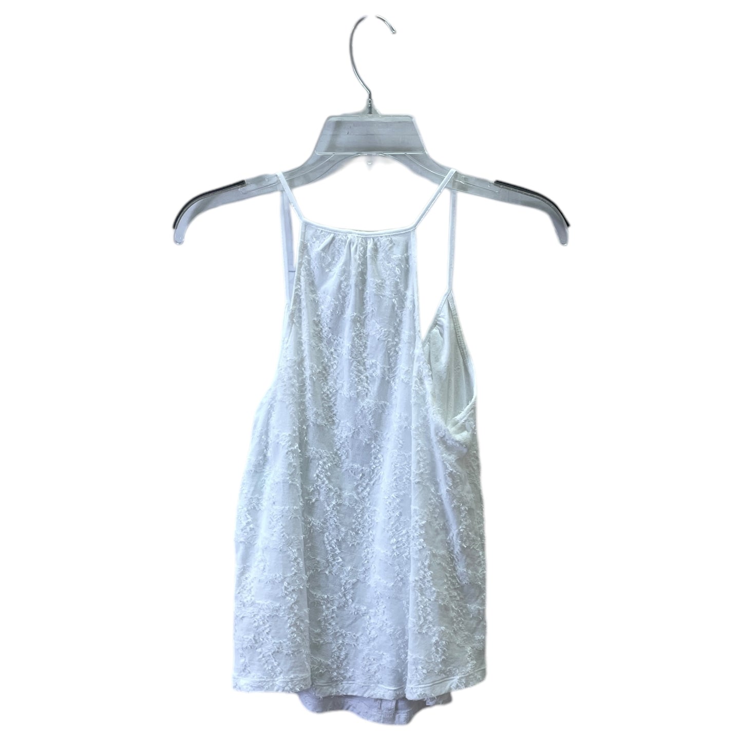 Top Sleeveless By Anthropologie In White, Size:S