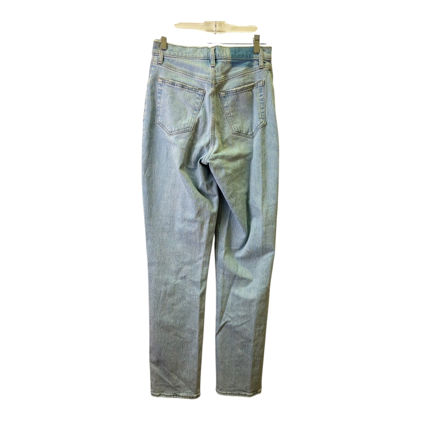 Jeans Straight By Abercrombie And Fitch In Blue Denim, Size:2