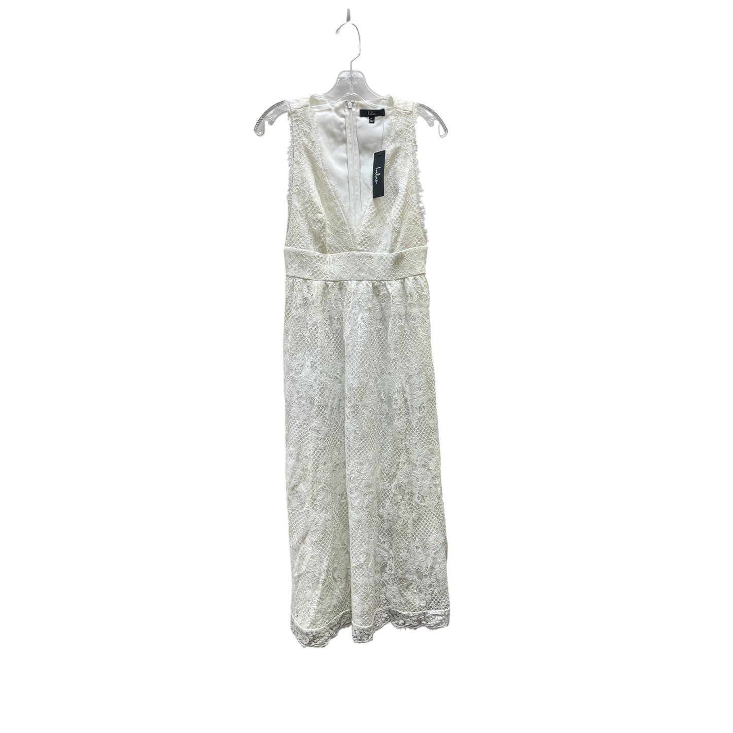 Dress Party Long By Lulus In White, Size:M