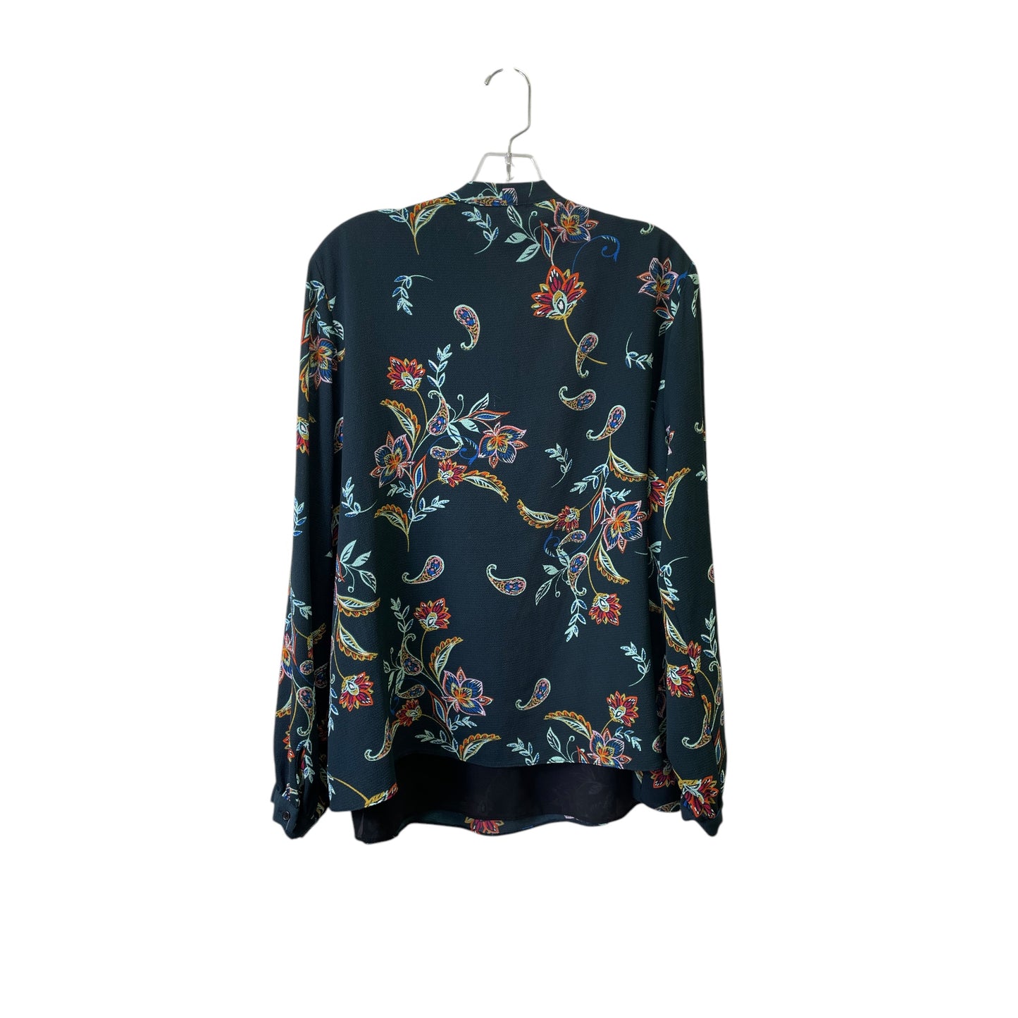 TOP LS by Q & A In BLUE, Size: XXL