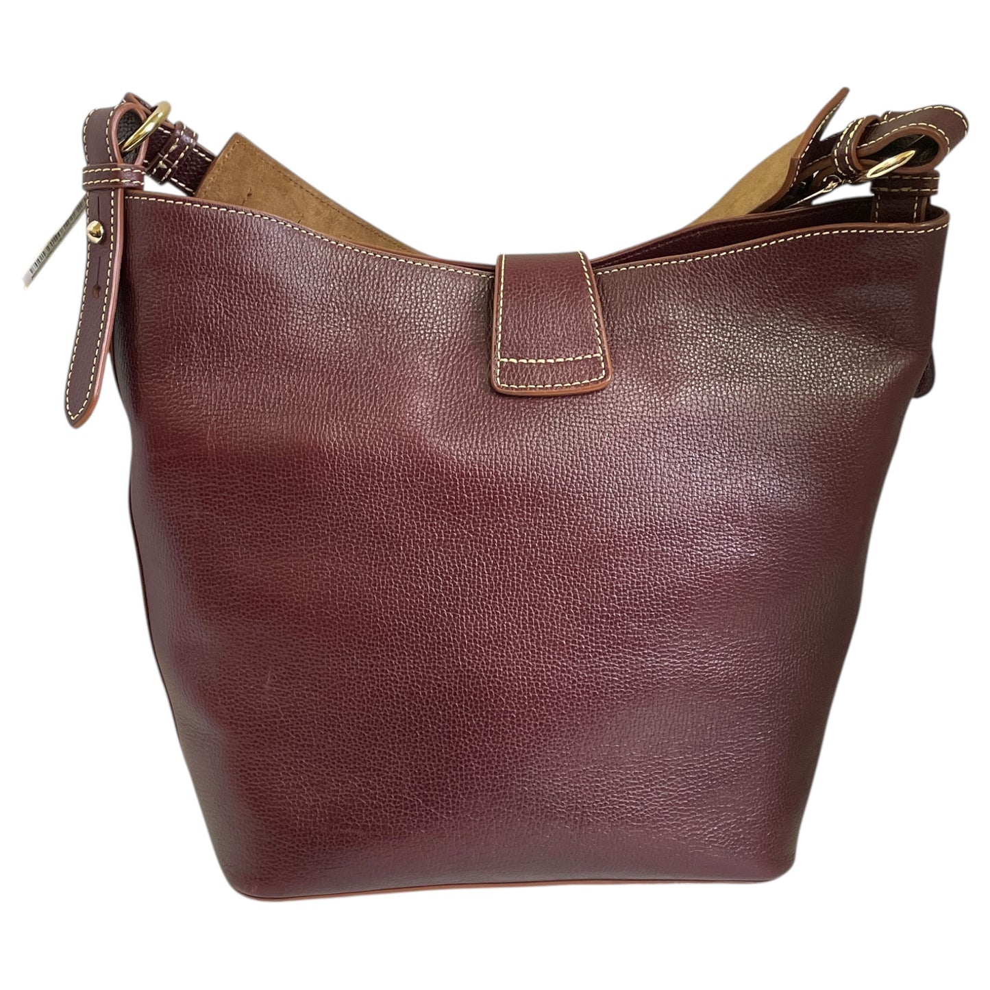 Handbag Designer By Dooney And Bourke In Maroon, Size:Large