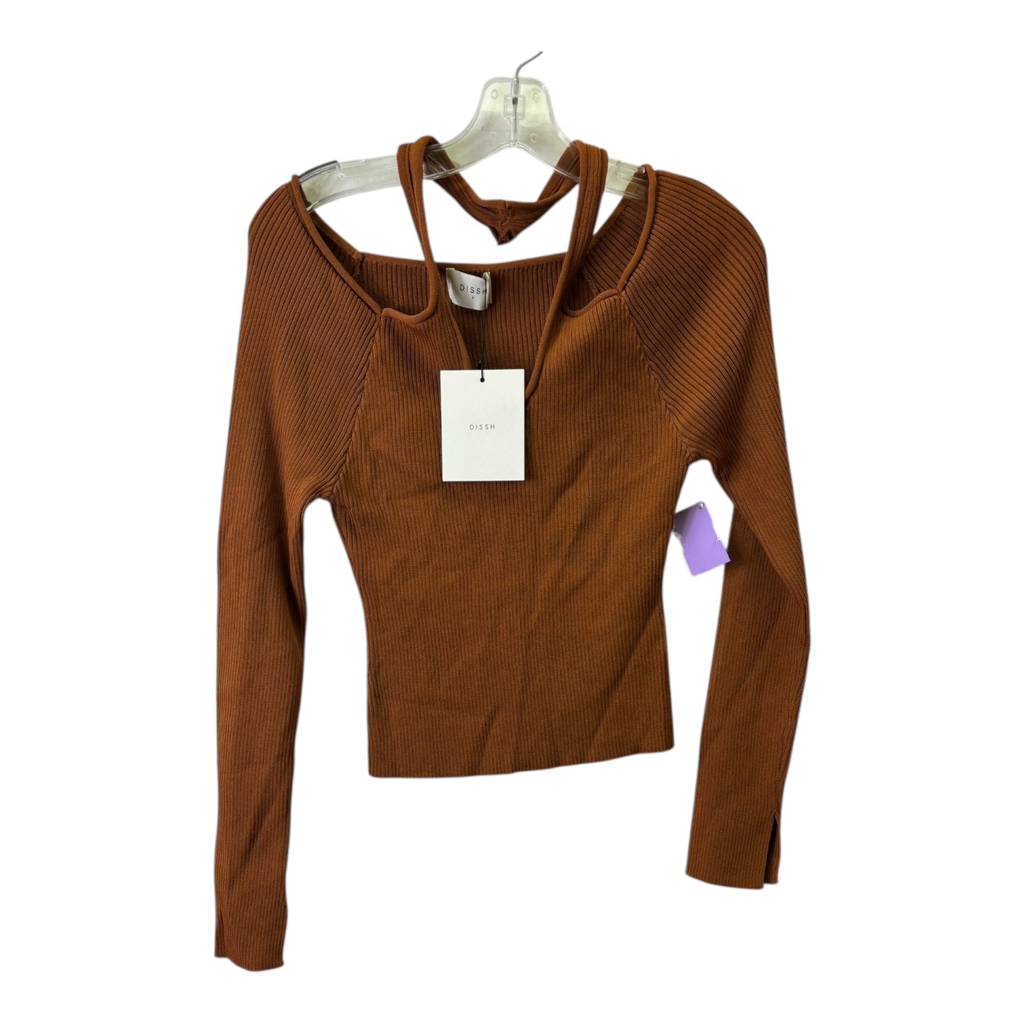 Top Ls By Dissh In Brown, Size:L