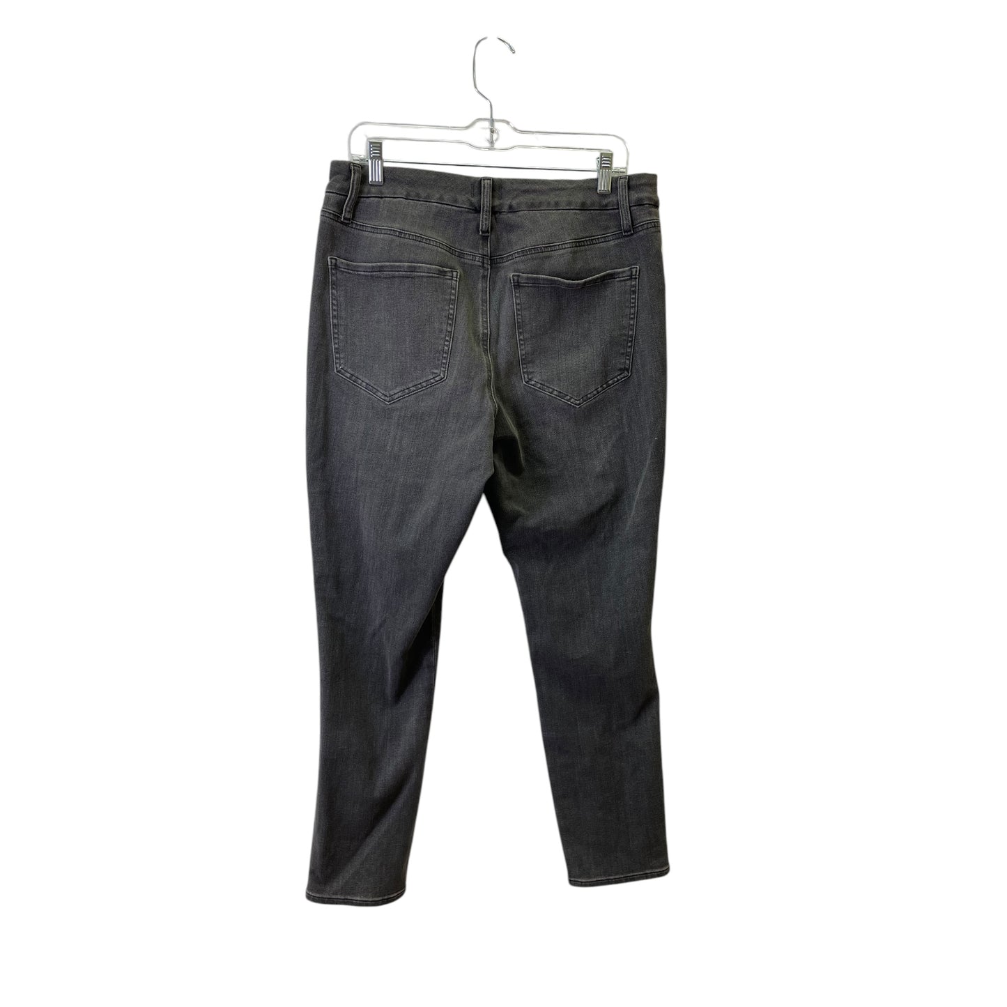 Jeans Skinny By Express In Black Denim, Size:12