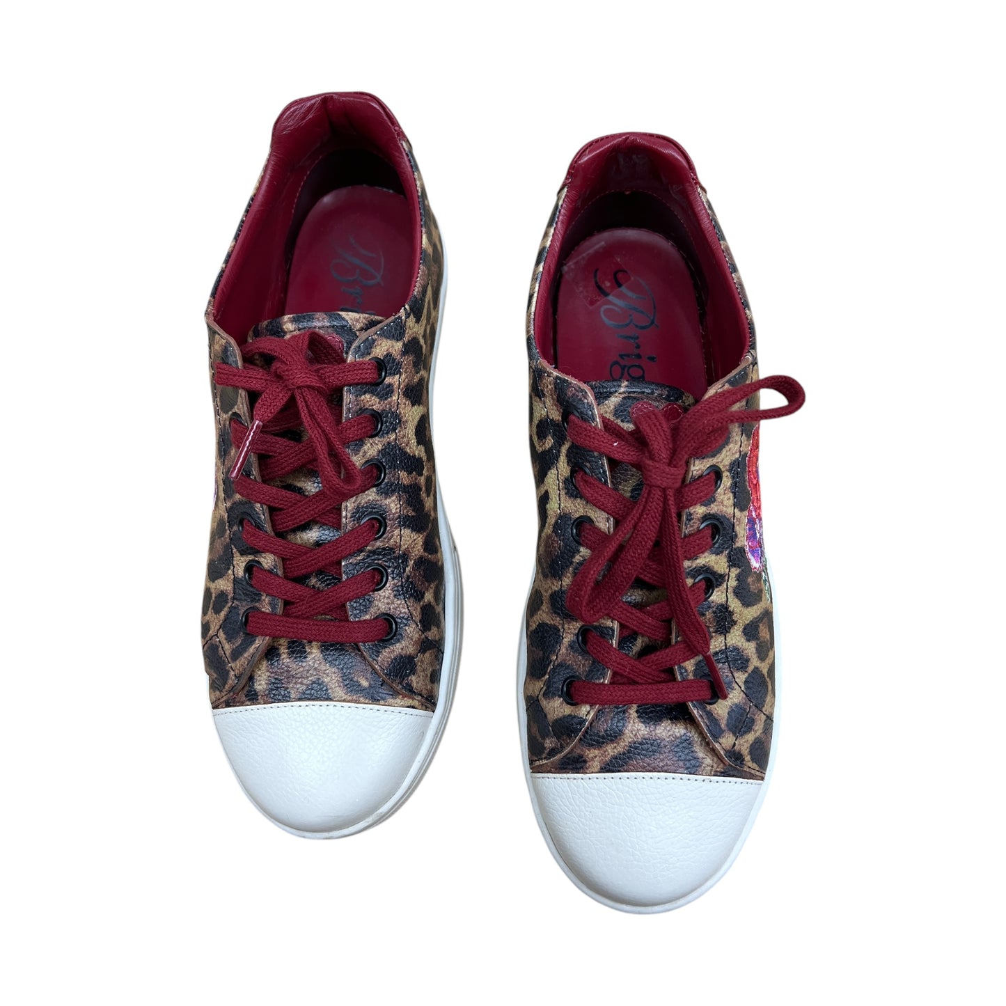 Shoes Sneakers By Brighton In Animal Print, Size:9