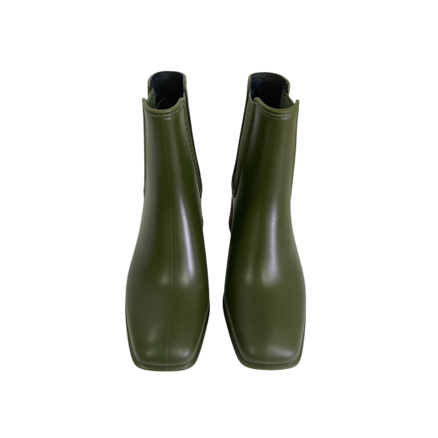 Boots Rain By Jeffery Campbell In Green, Size:6