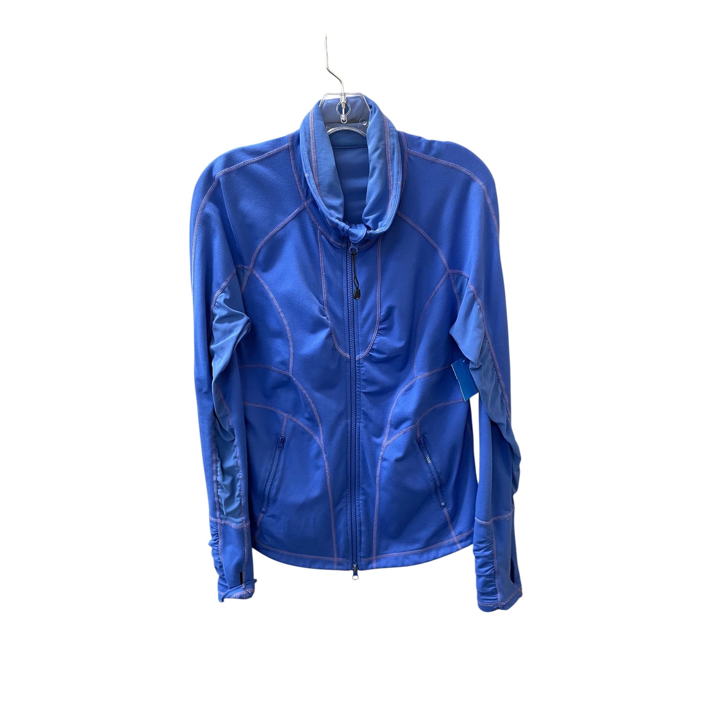 Athletic Jacket By Zella In Blue, Size:M