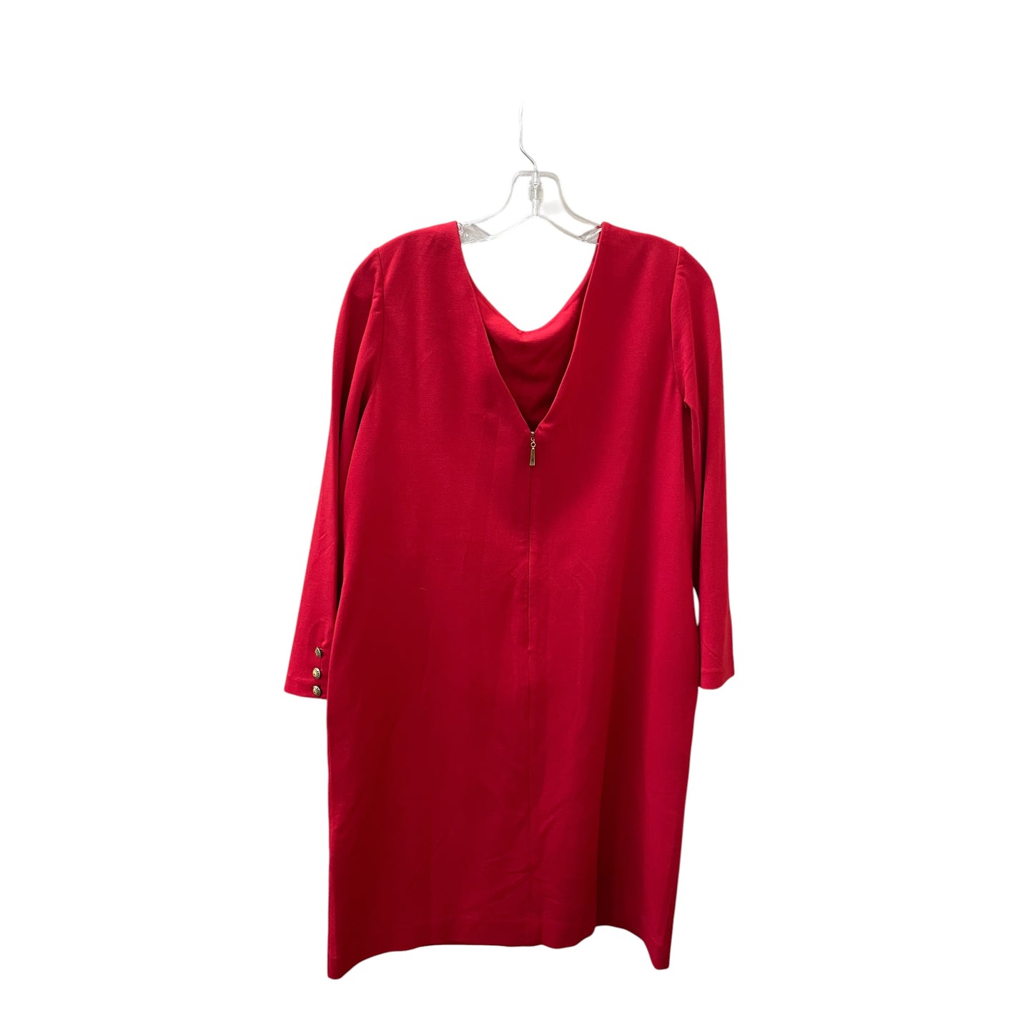 Dress Work By Chicos In Red, Size:L