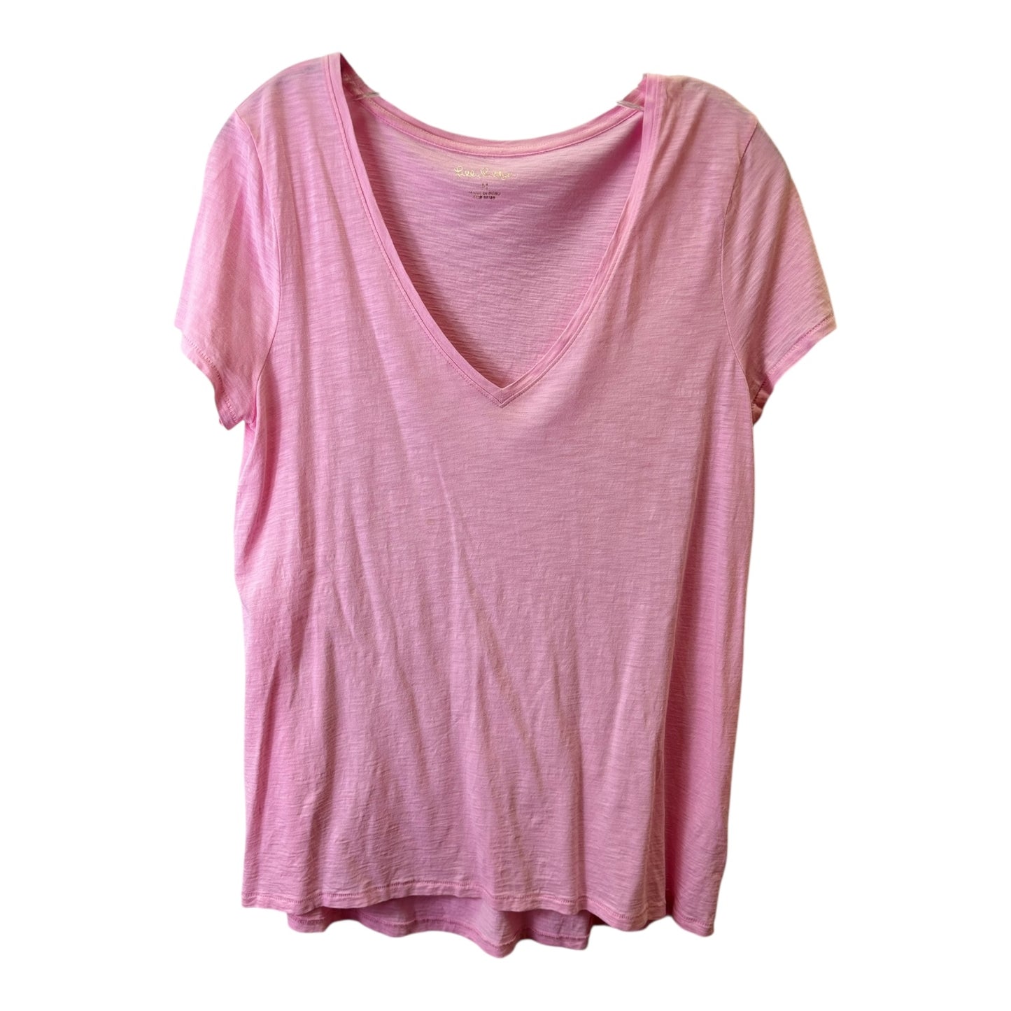 Top Ss Designer By Lilly Pulitzer In Pink, Size:M