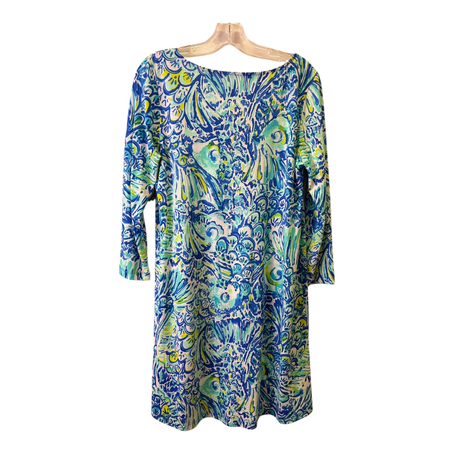 Dress Designer By Lilly Pulitzer In Blue & White, Size:M