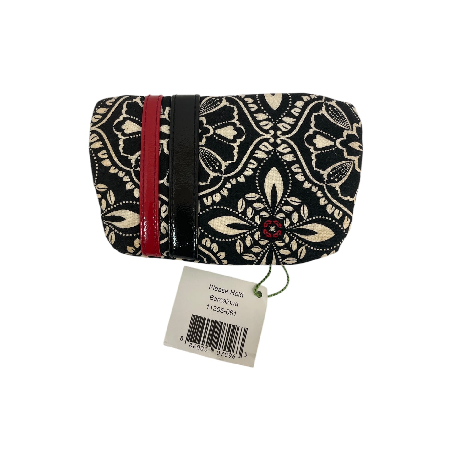 Wallet By Vera Bradley In Black & Cream, Size:Small