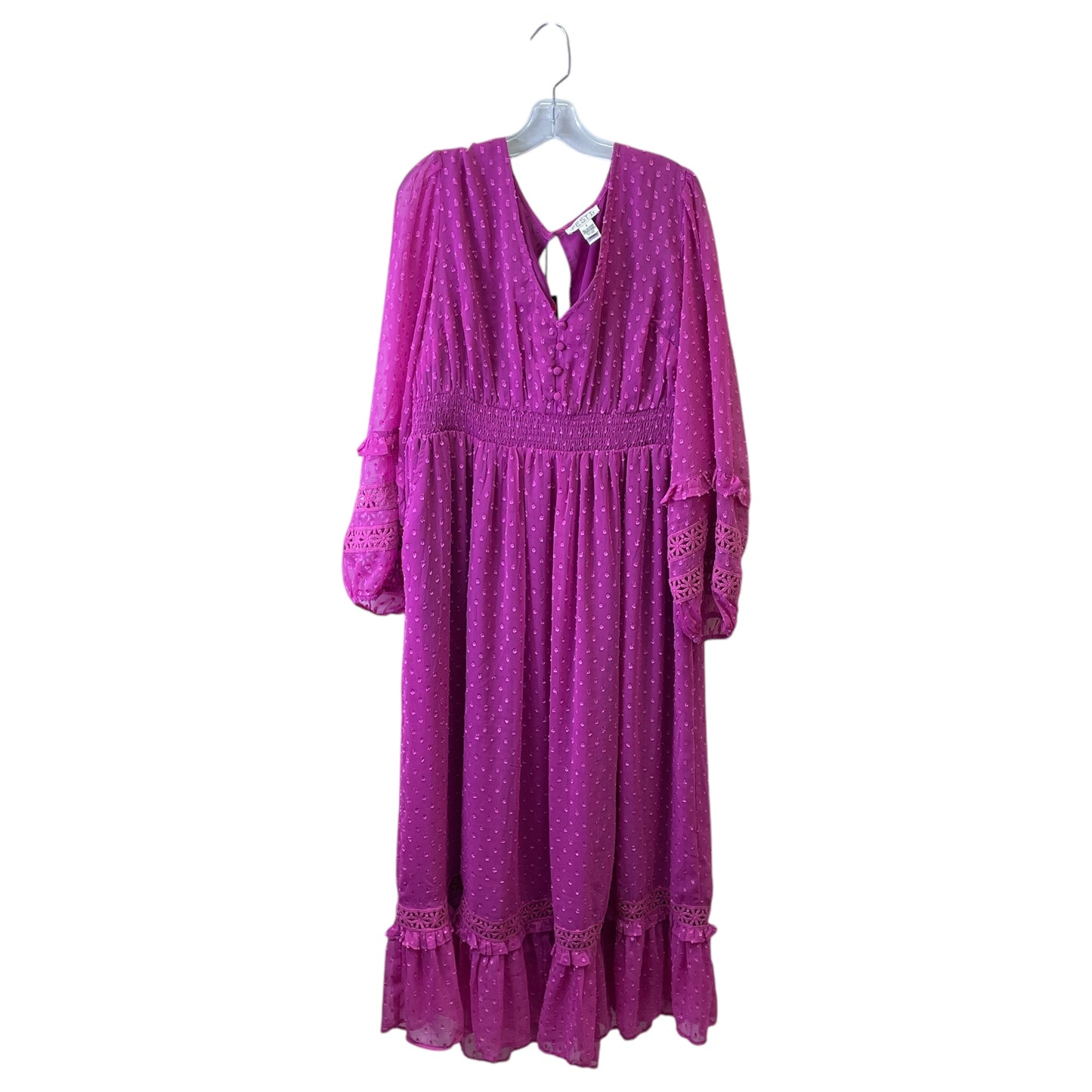 Dress Casual Maxi By Torrid In Pink, Size:1X