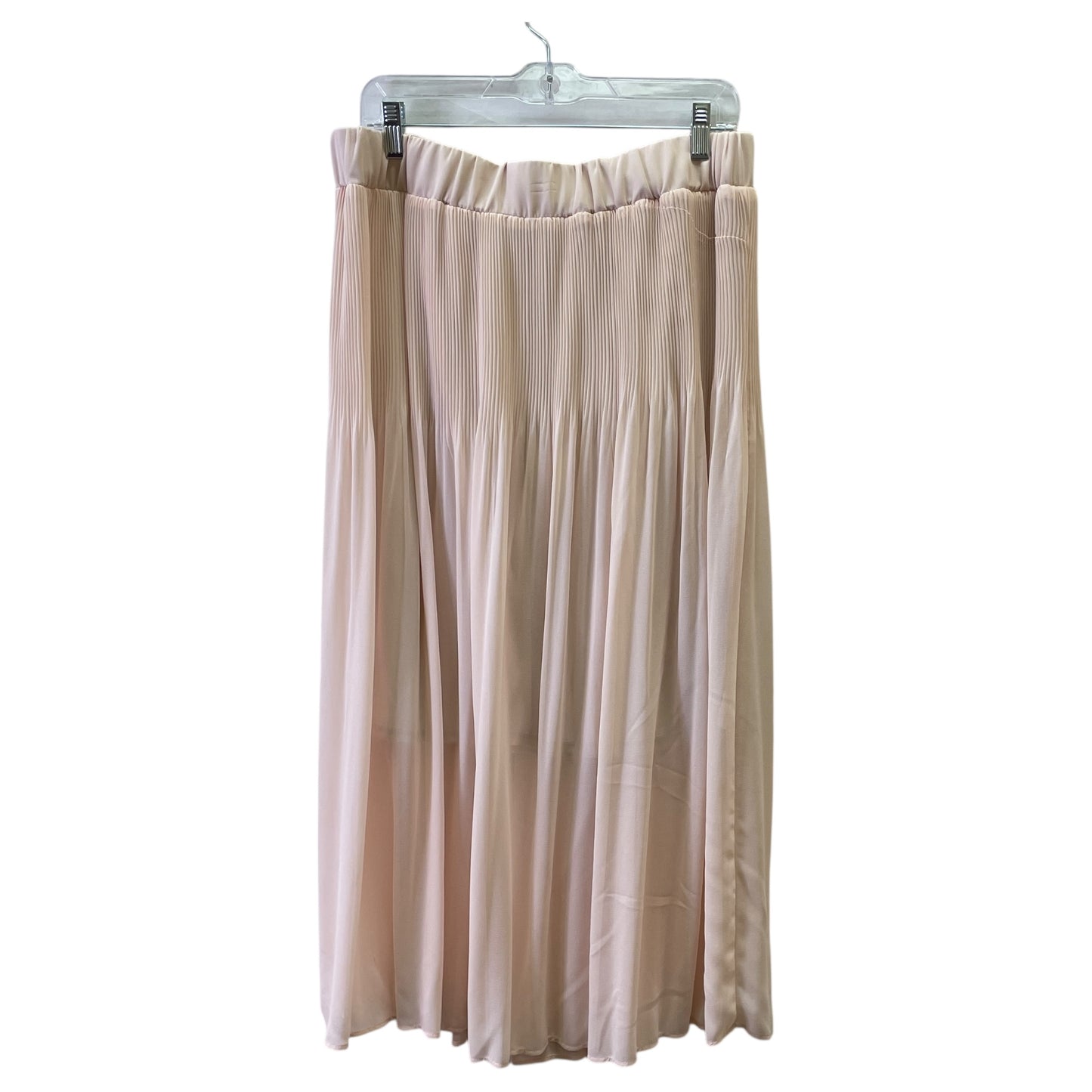 Skirt Maxi By Ophelia Roe In Pink, Size:Xl