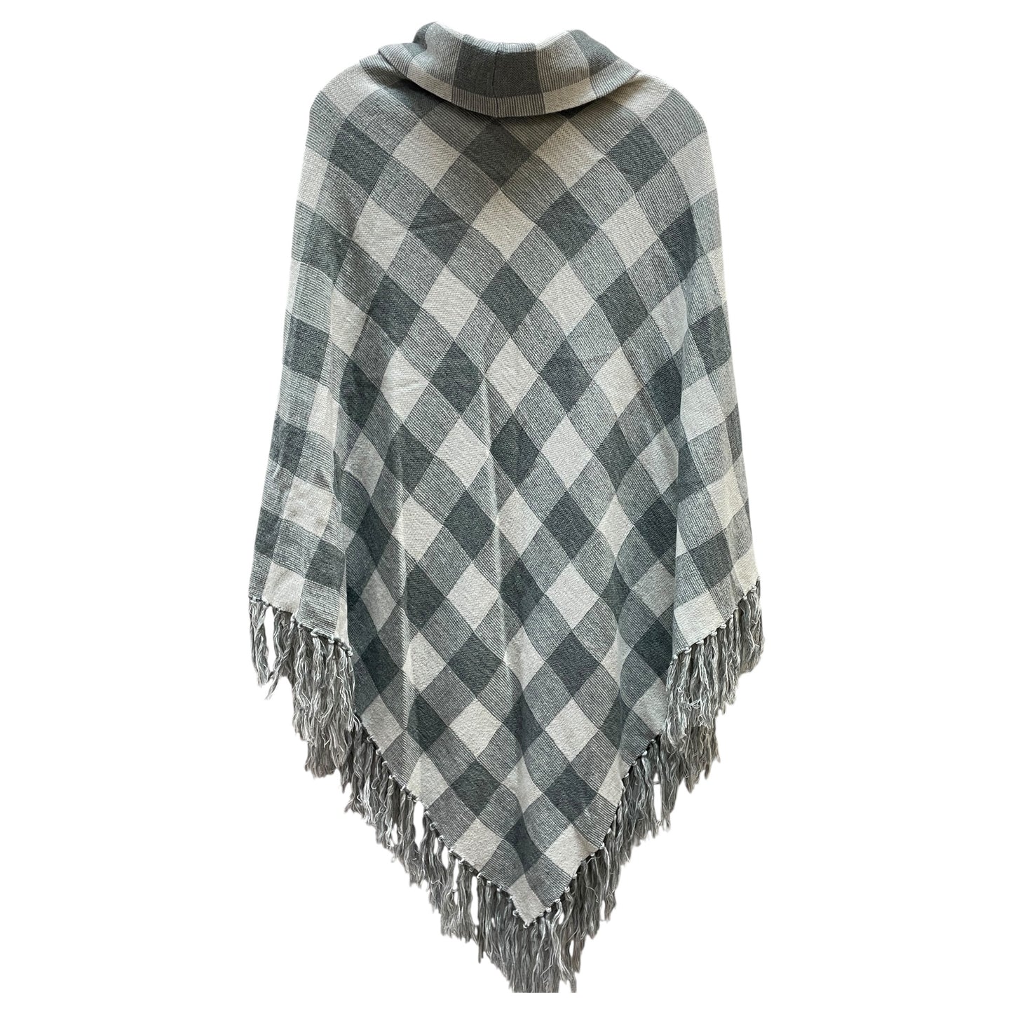 Poncho By Limited In Grey, Size:M