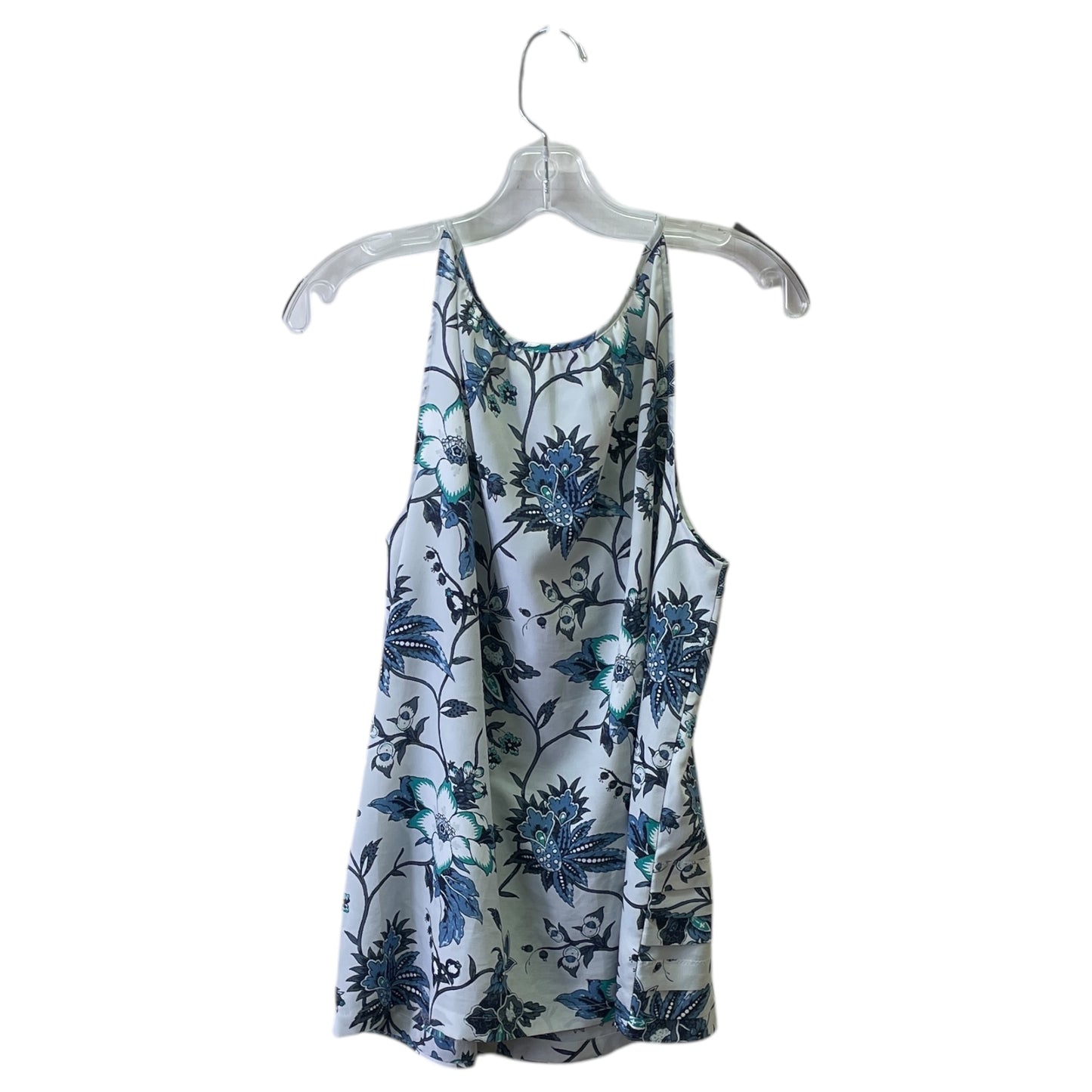 Top Sleeveless By Loft In Blue, Size:L