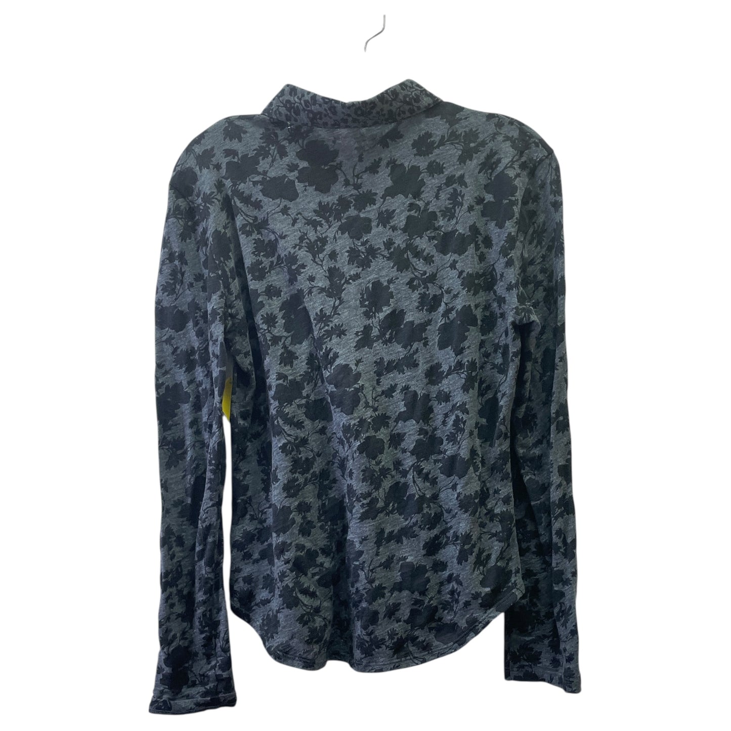 Top Ls By Clothes Mentor In Black & Grey, Size:S