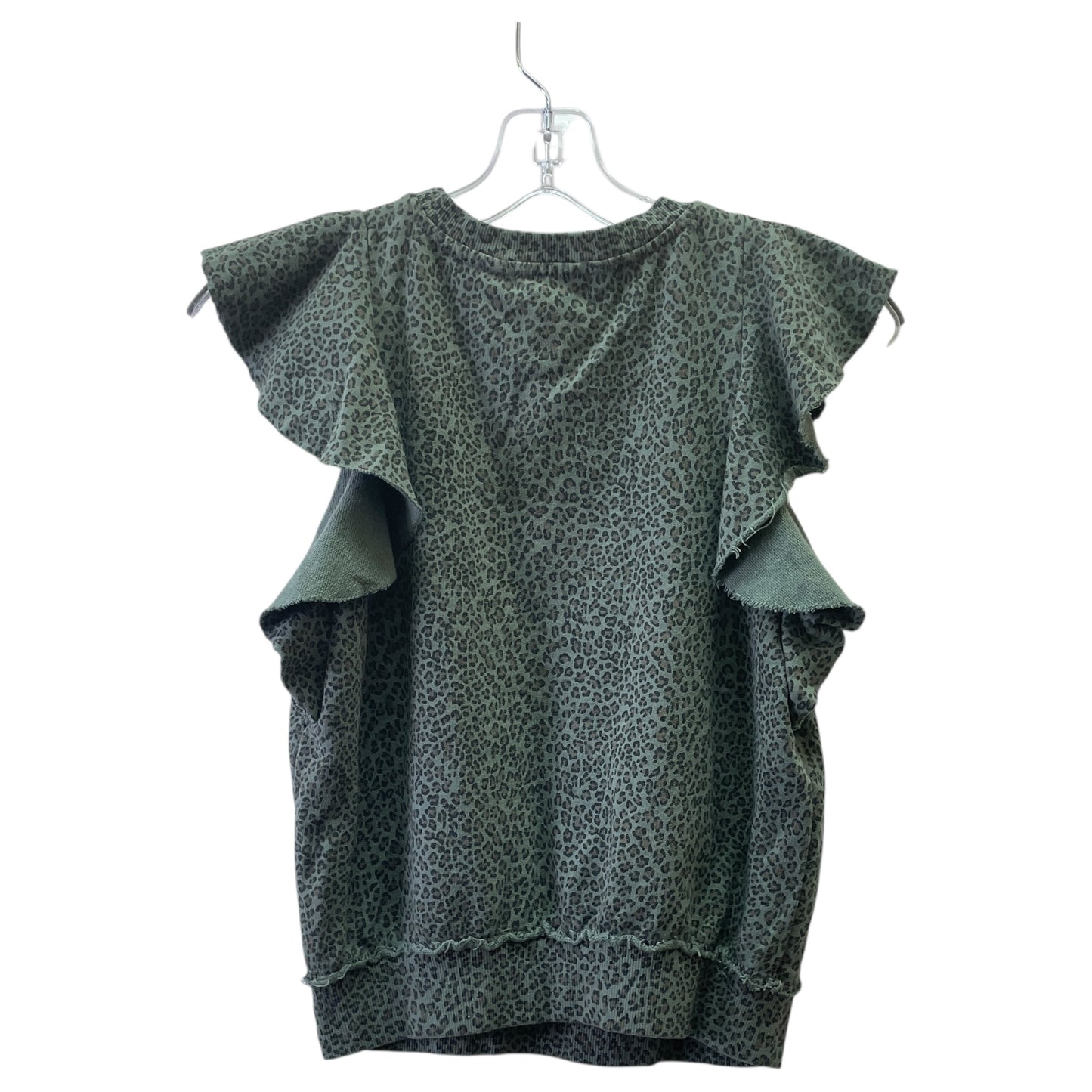 Top Sleeveless By T.La In Animal Print, Size:Xxs