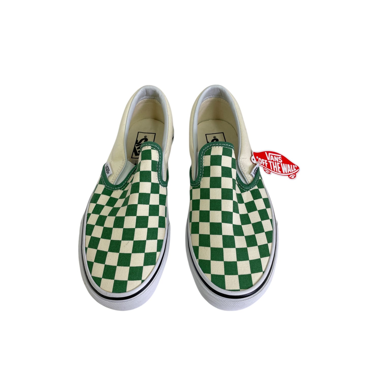 Shoes Sneakers By Vans In Green, Size:6.5