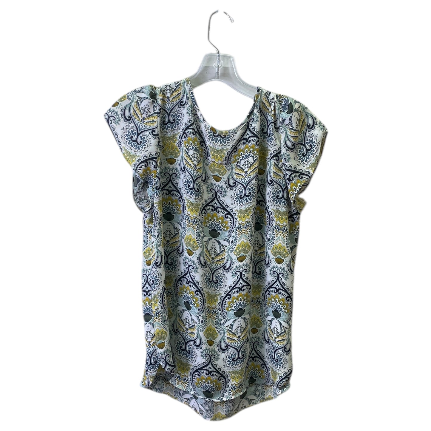 Top Ss By Loft In Blue & Green, Size:M