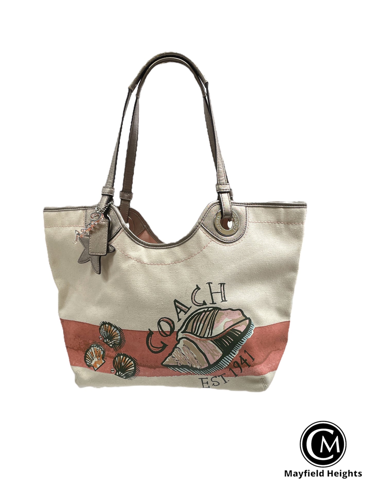 Handbag Designer By Coach Size: Large
