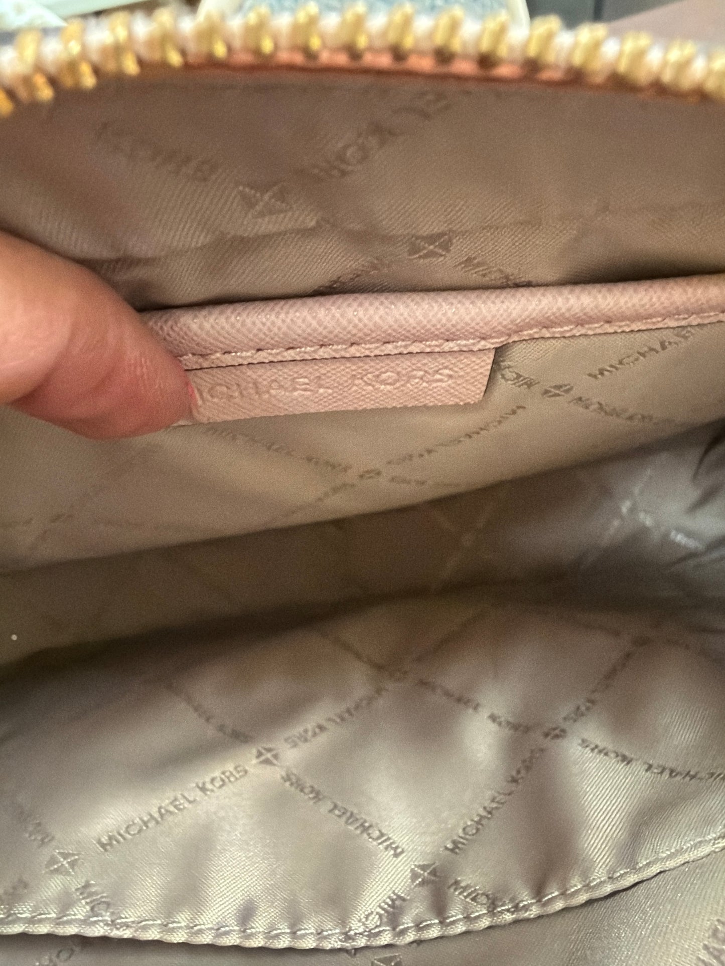 Crossbody Designer By Michael Kors In Pink, Size:Medium