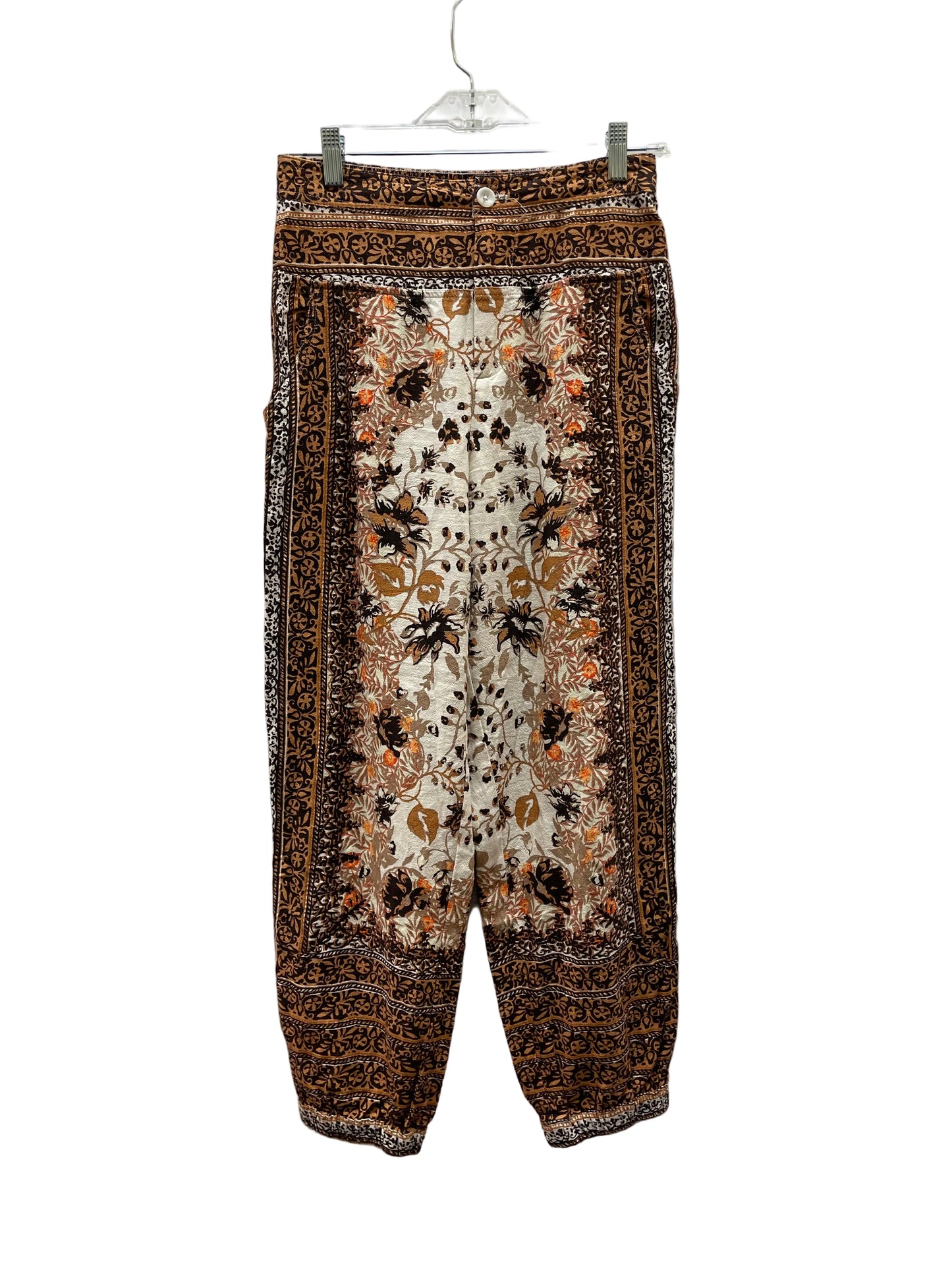 Pants Chinos & Khakis By Anthropologie In Brown & Cream, Size:0
