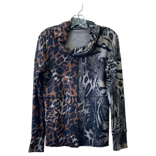 TOP LS by DAVID CLINE In ANIMAL PRINT, Size: S