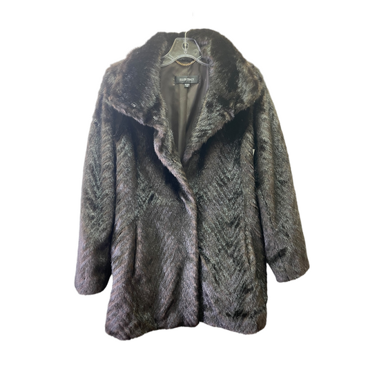 Jacket Faux Fur & Sherpa By Ellen Tracy  Size: Xs